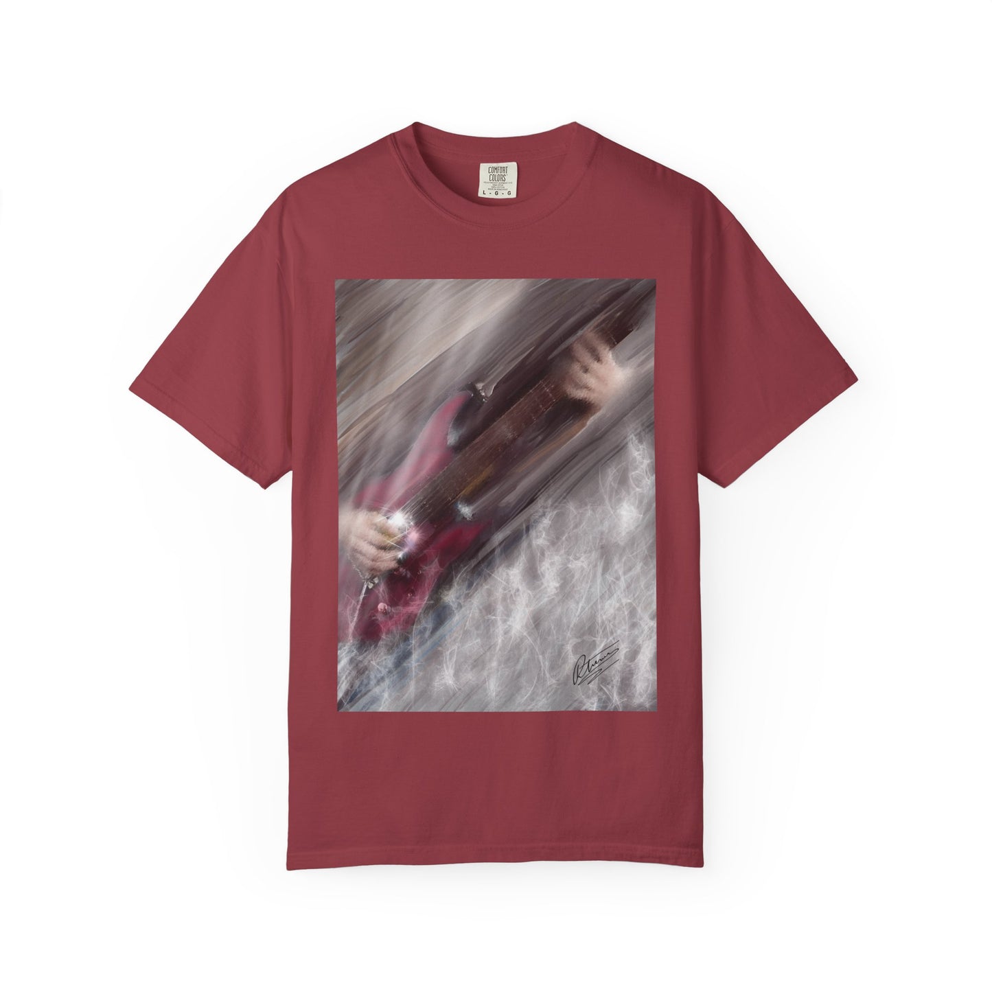 10%OFF at checkout! - Electric Motion Guitar T-Shirt, Red