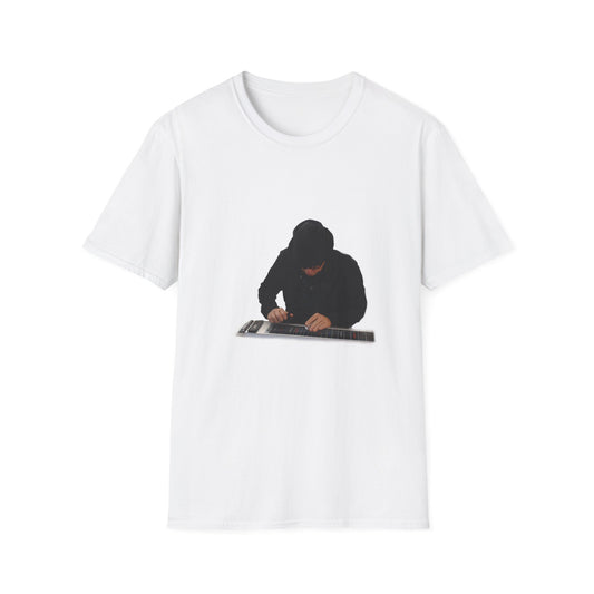 Steel Guitar Silhouette T-Shirt — Musician Playing Steel Guitar Tee