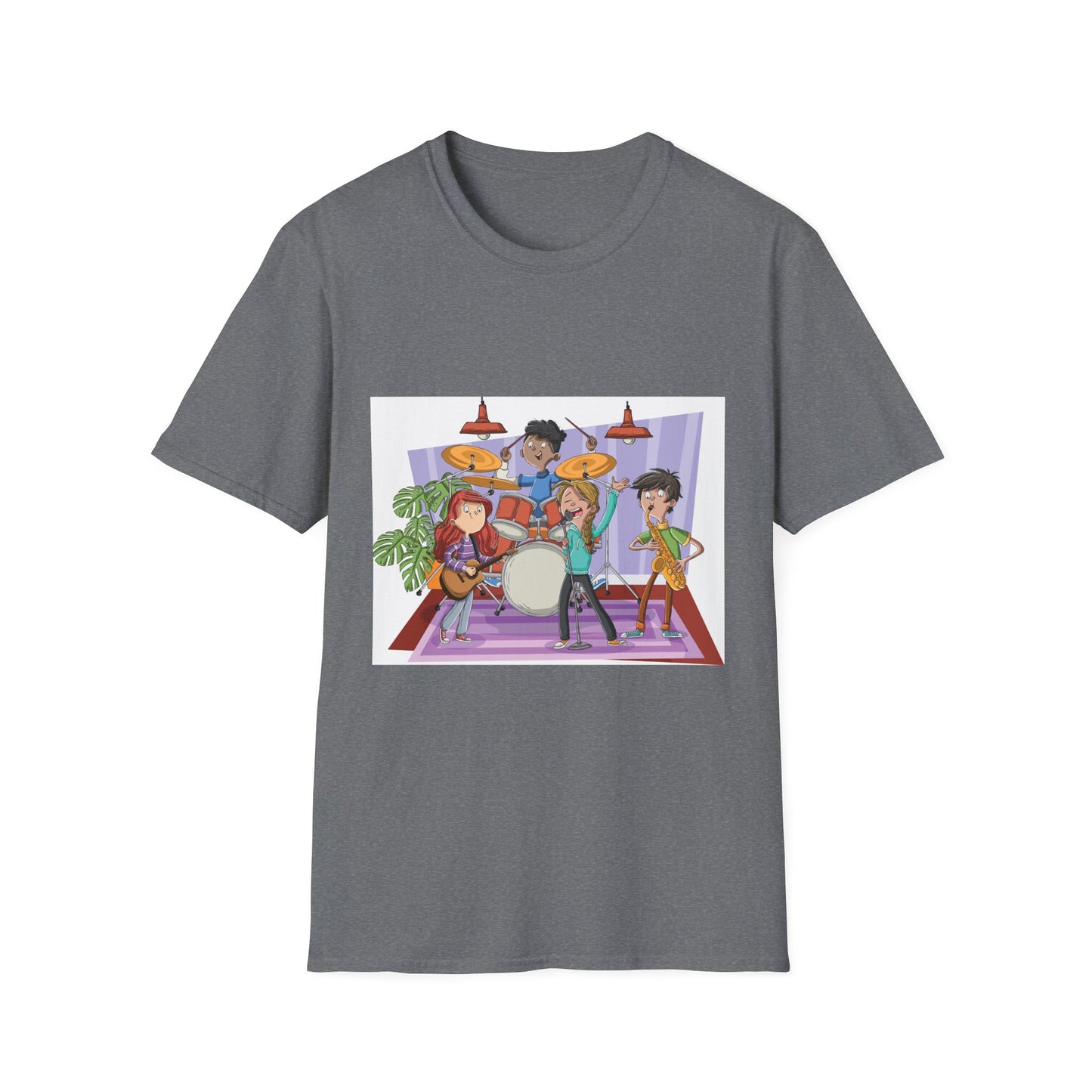 10%OFF at checkout! - Indie Band Cartoon T-Shirt – Cute Live Music Graphic Tee