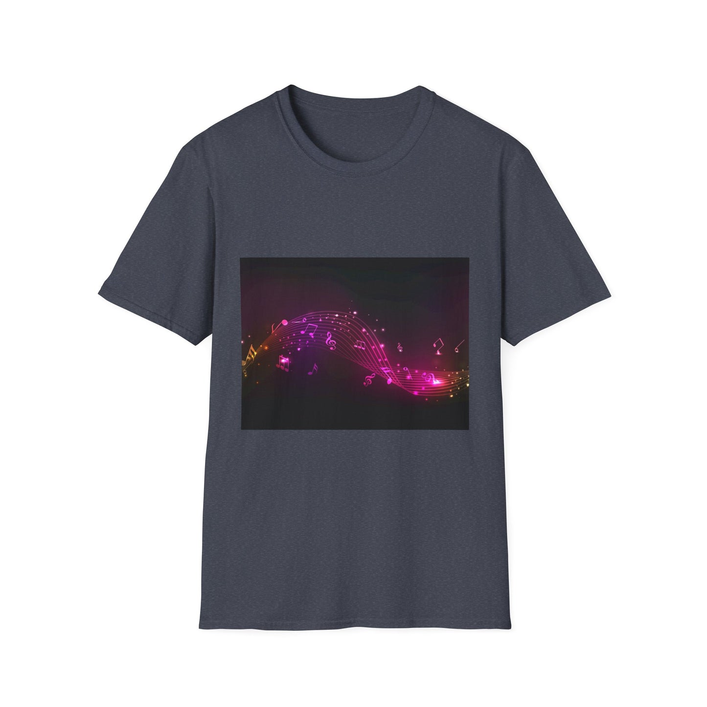 10%OFF at checkout! - Galaxy Wave T‑Shirt — Neon Pink Cosmic Landscape Tee