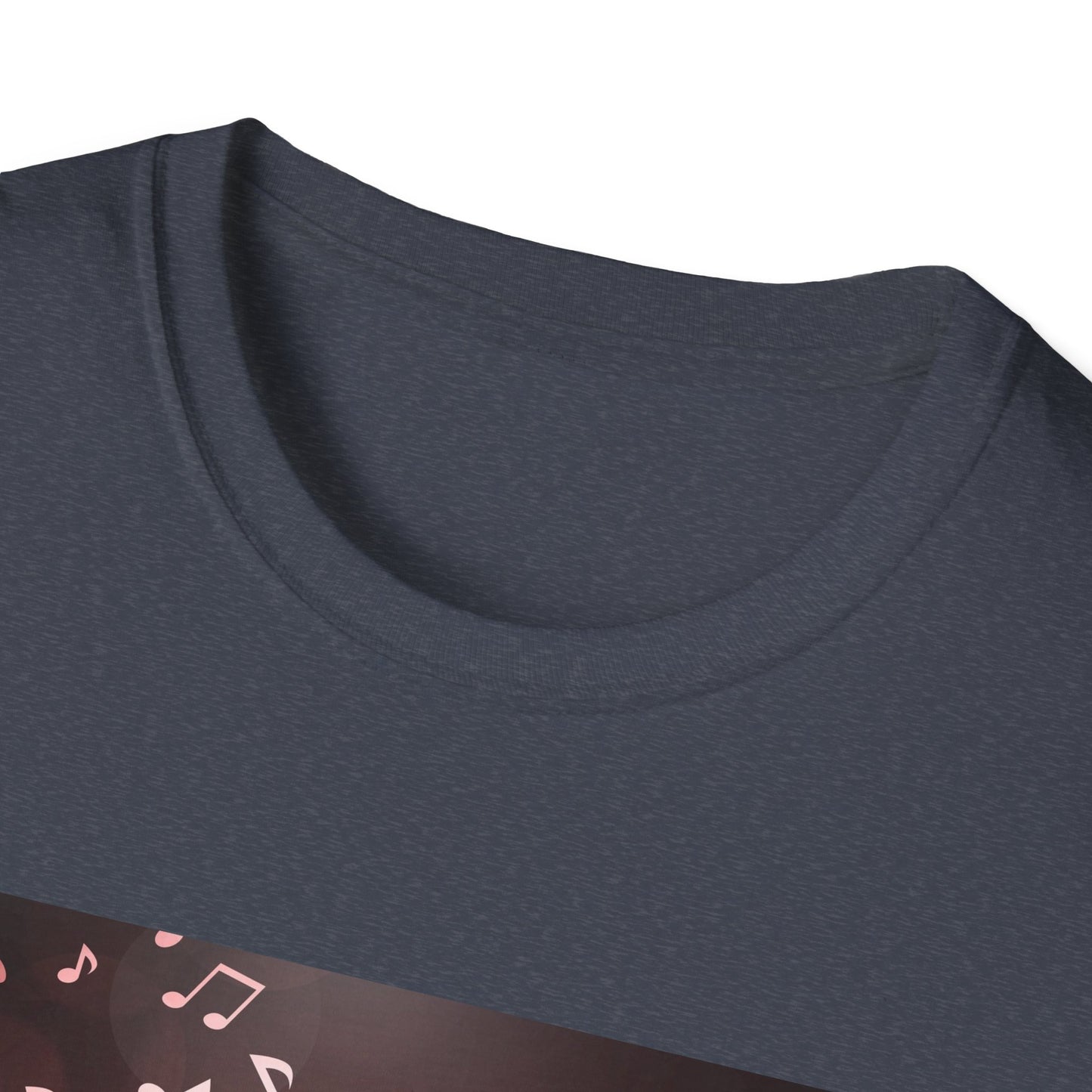 10%OFF at checkout! - Guitar Melody T-Shirt — Acoustic Guitar with Musical Notes Graphic