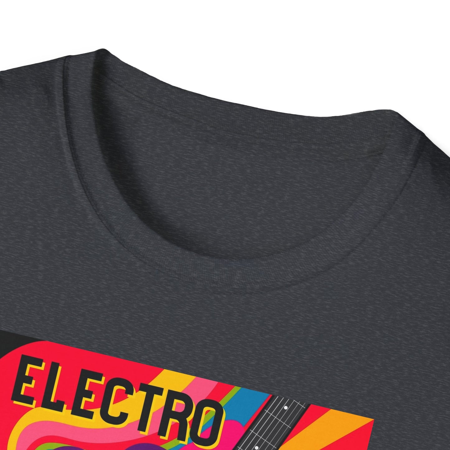 10%OFF at checkout! - Electro Guitar Poster T-Shirt — Retro Psychedelic Music Tee