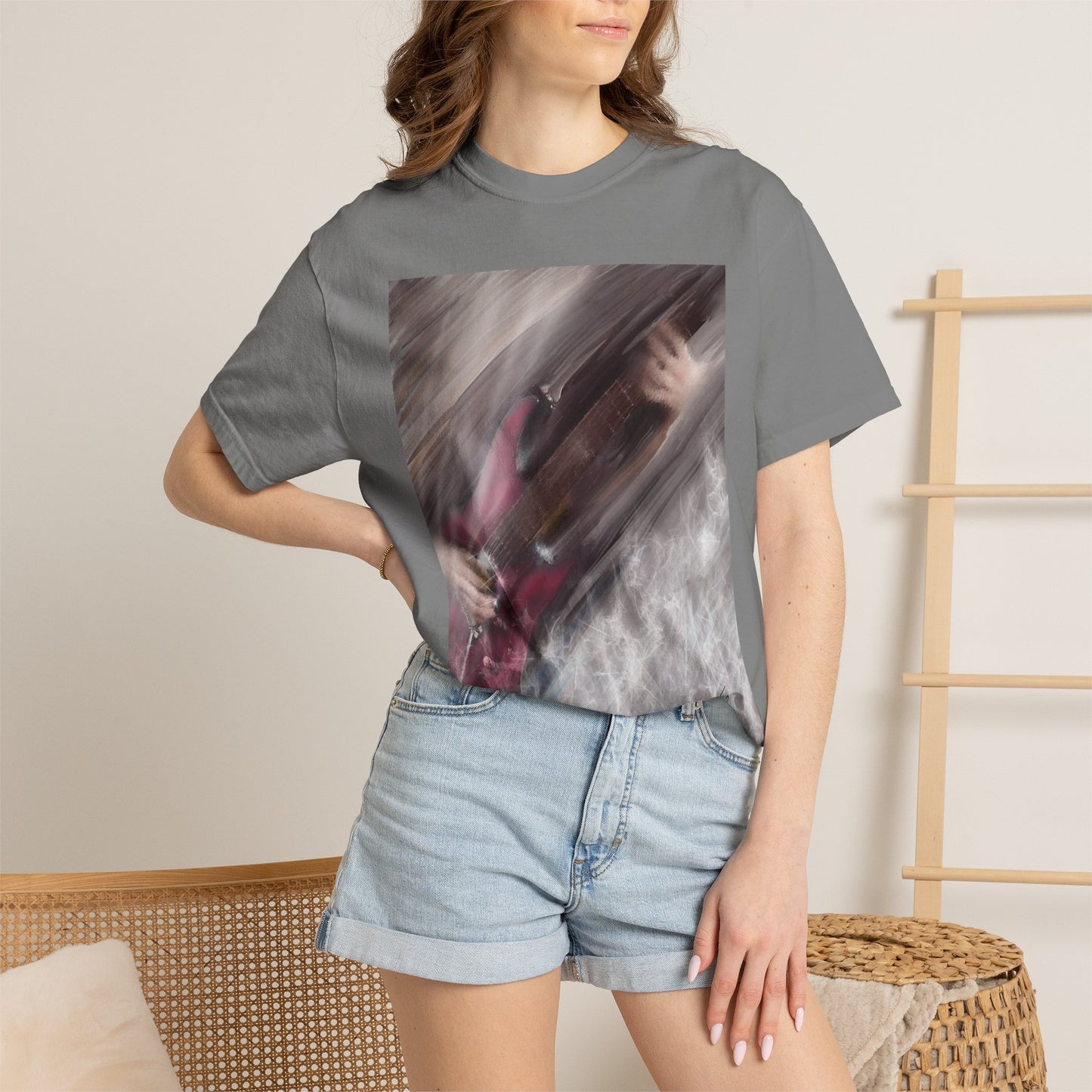 10%OFF at checkout! - Electric Motion Guitar T-Shirt, Red
