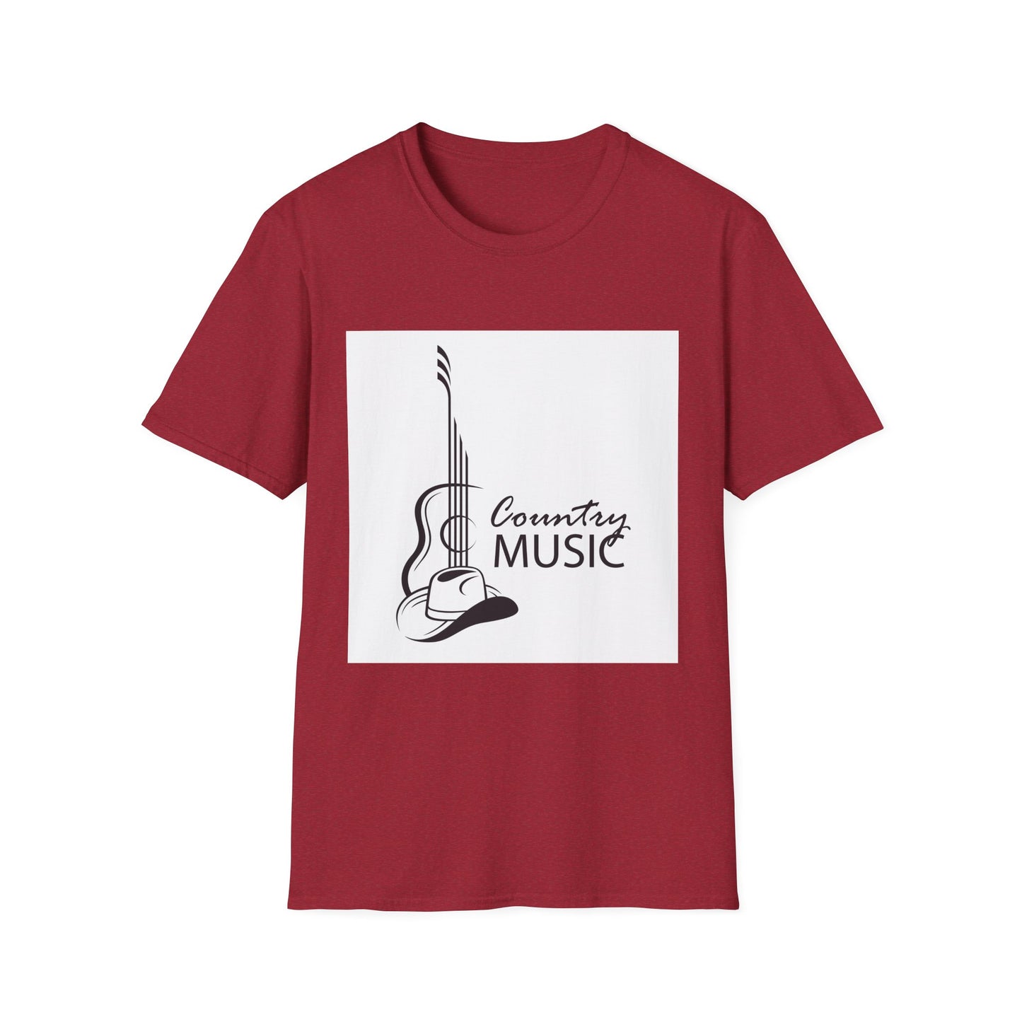 10%OFF at checkout! - Country Music Guitar Tee — Acoustic Guitar & Cowboy Hat Graphic Shirt