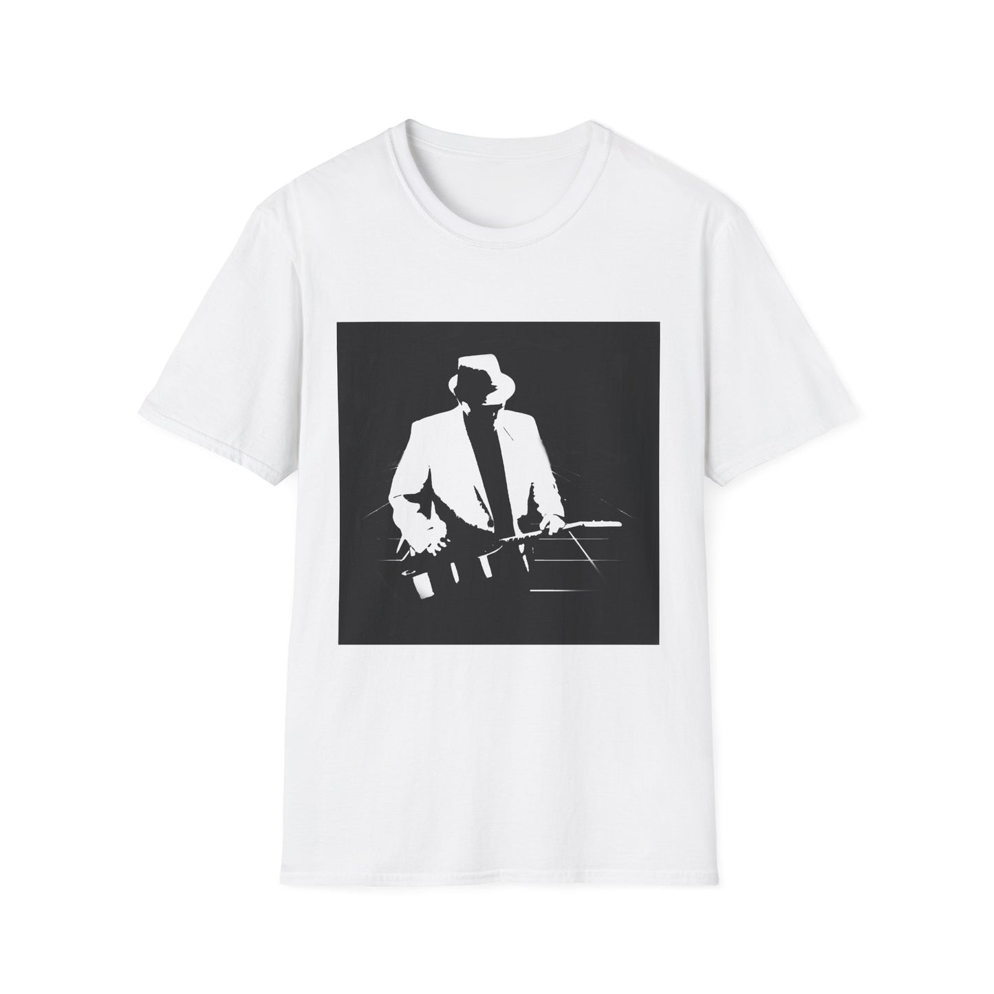 10%OFF at checkout! - Guitarist Silhouette T-Shirt — Vintage Band Music Tee