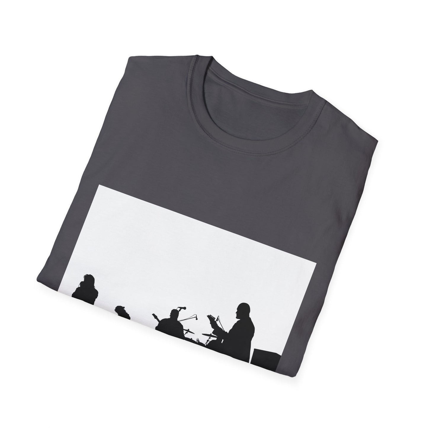 Band Silhouette T-Shirt — Live Music Stage Graphic Tee