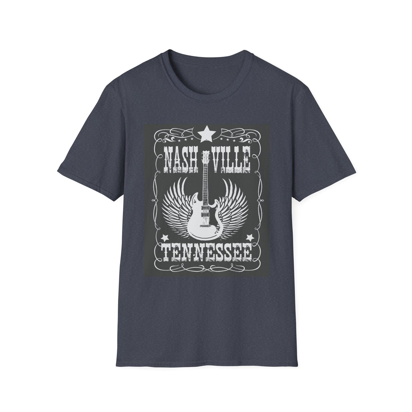 10%OFF at checkout! - Nashville Tennessee Guitar Wings T-Shirt