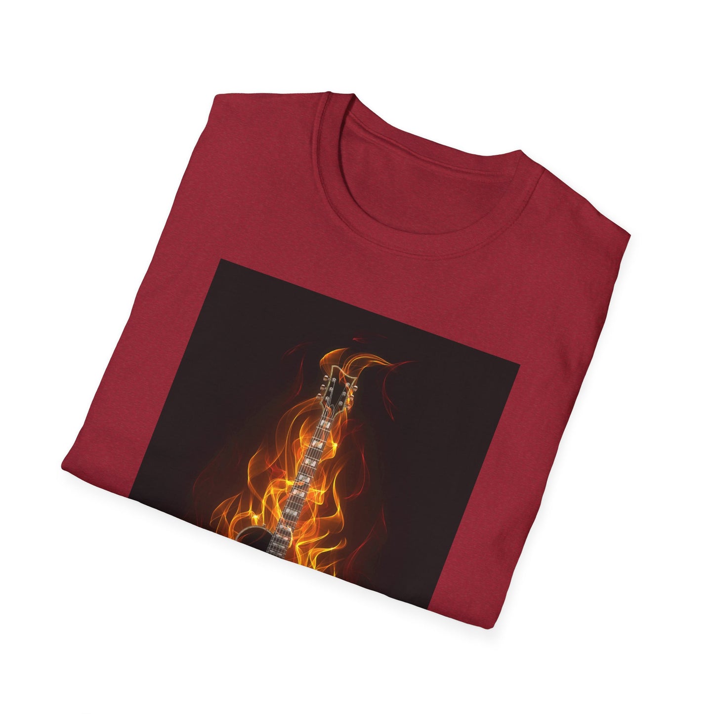 10%OFF at checkout! - Flaming Electric Guitar T-Shirt