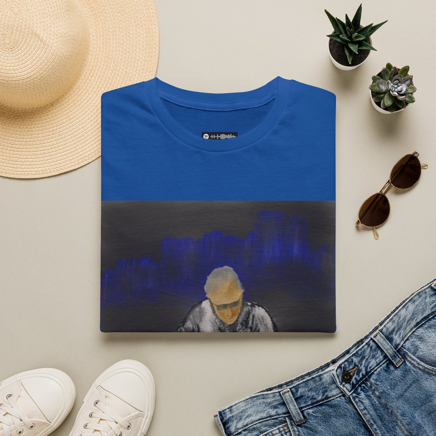 Blues City Groove, Steel Guitarist T-Shirt — Moody Nightclub Electronic Music Tee