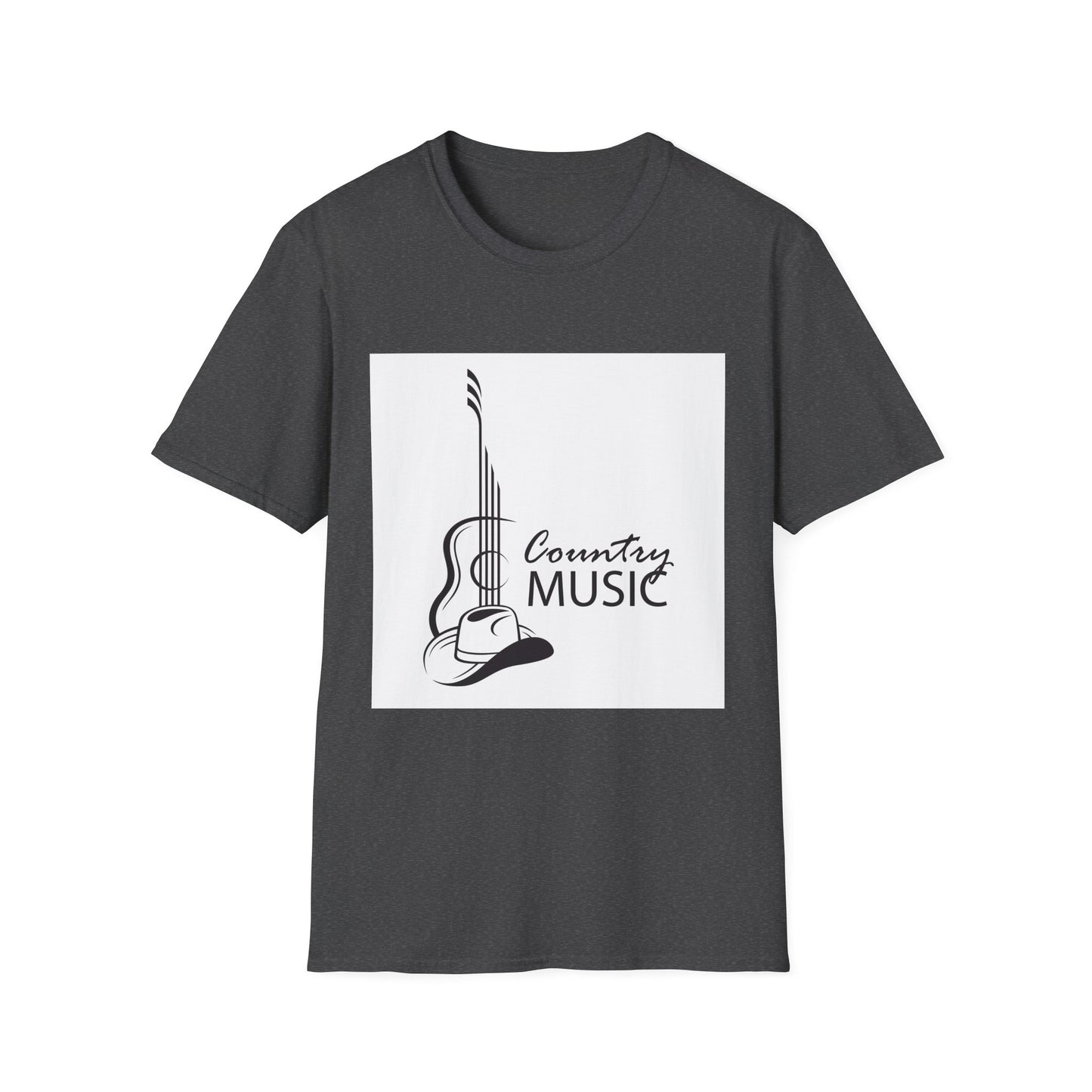 10%OFF at checkout! - Country Music Guitar Tee — Acoustic Guitar & Cowboy Hat Graphic Shirt