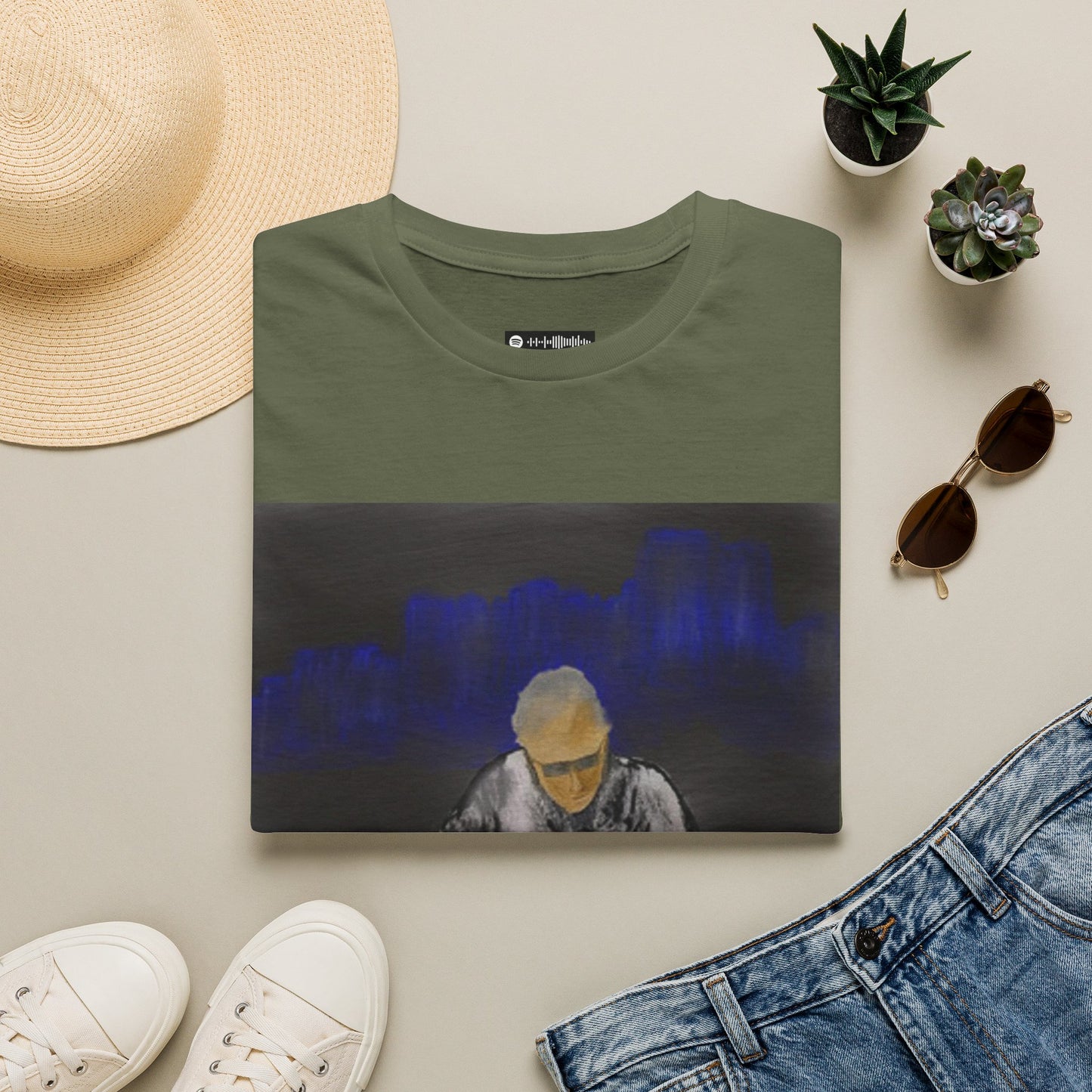 Blues City Groove, Steel Guitarist T-Shirt — Moody Nightclub Electronic Music Tee