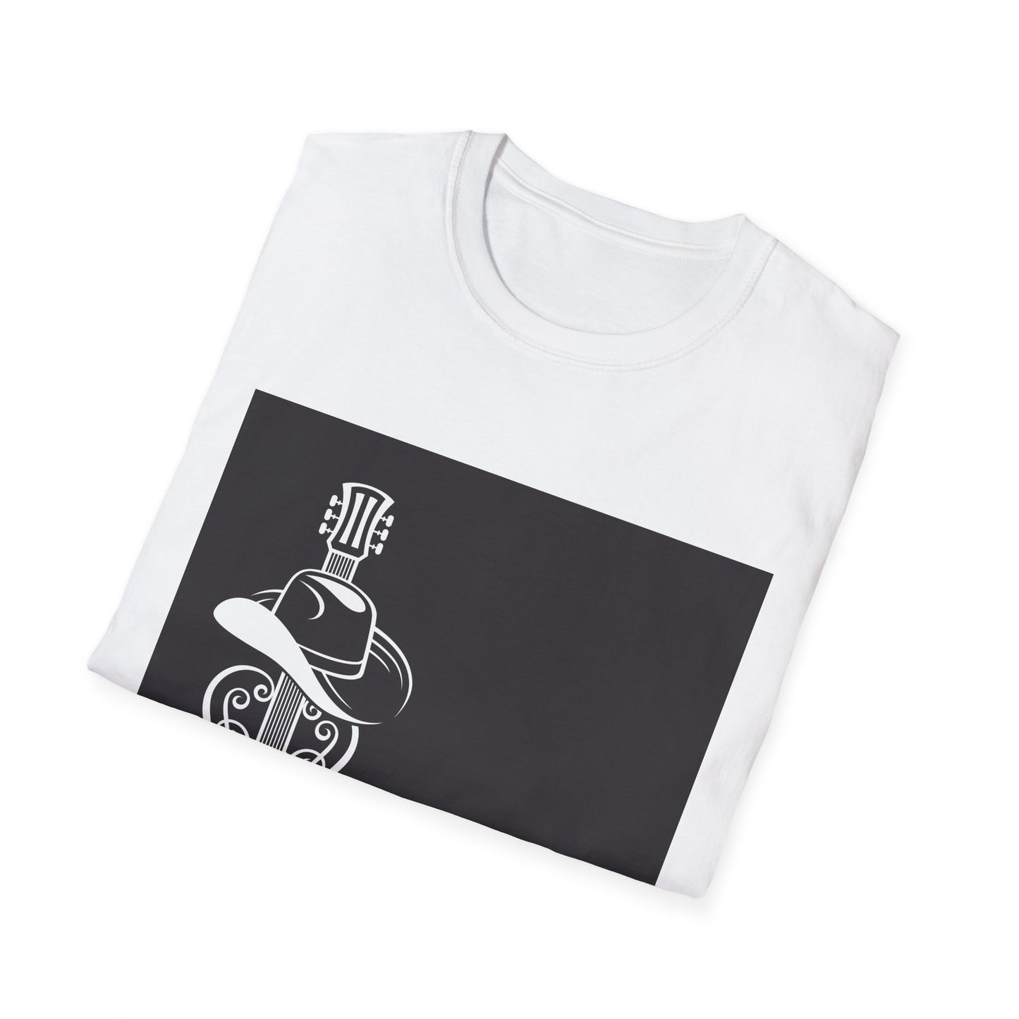 10%OFF at checkout! - Country Music Guitar Tee — "Country Music" Graphic T-Shirt with Cowboy Hat Design