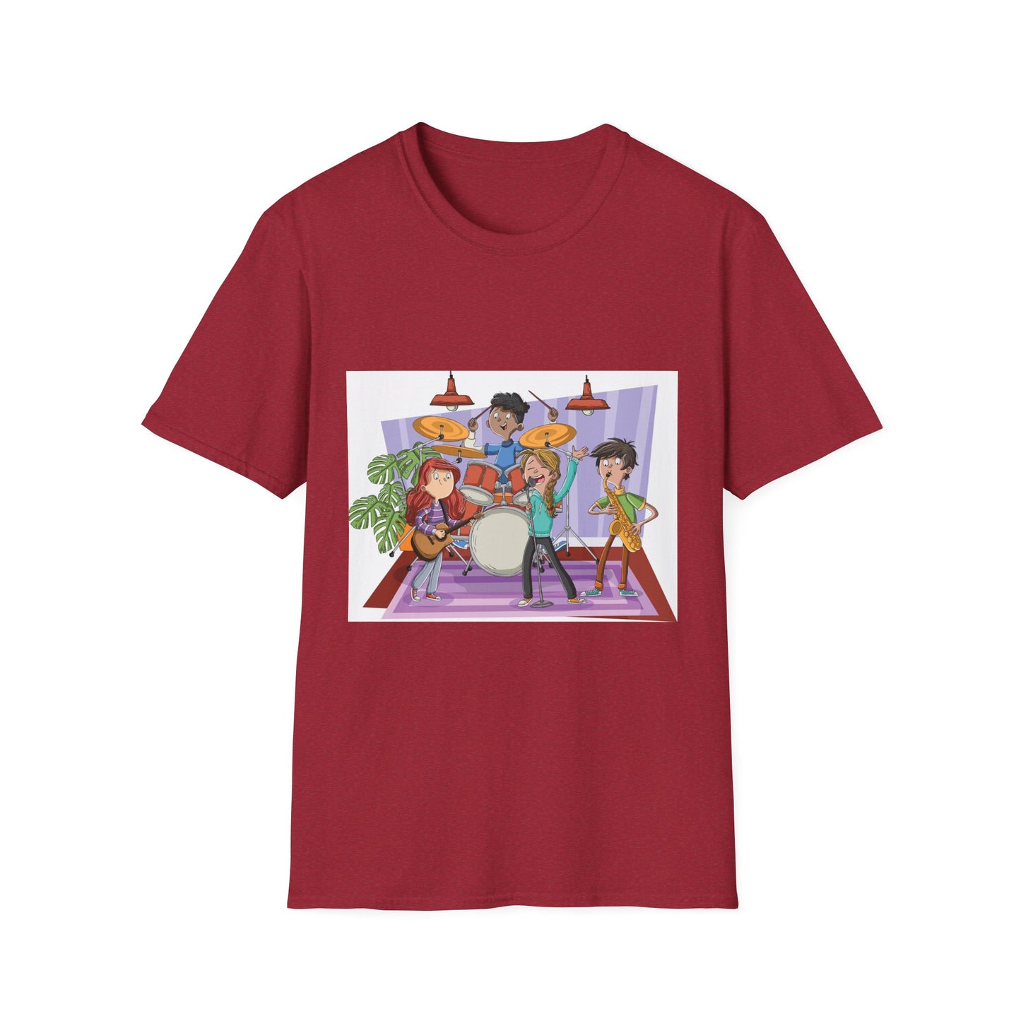 10%OFF at checkout! - Indie Band Cartoon T-Shirt – Cute Live Music Graphic Tee