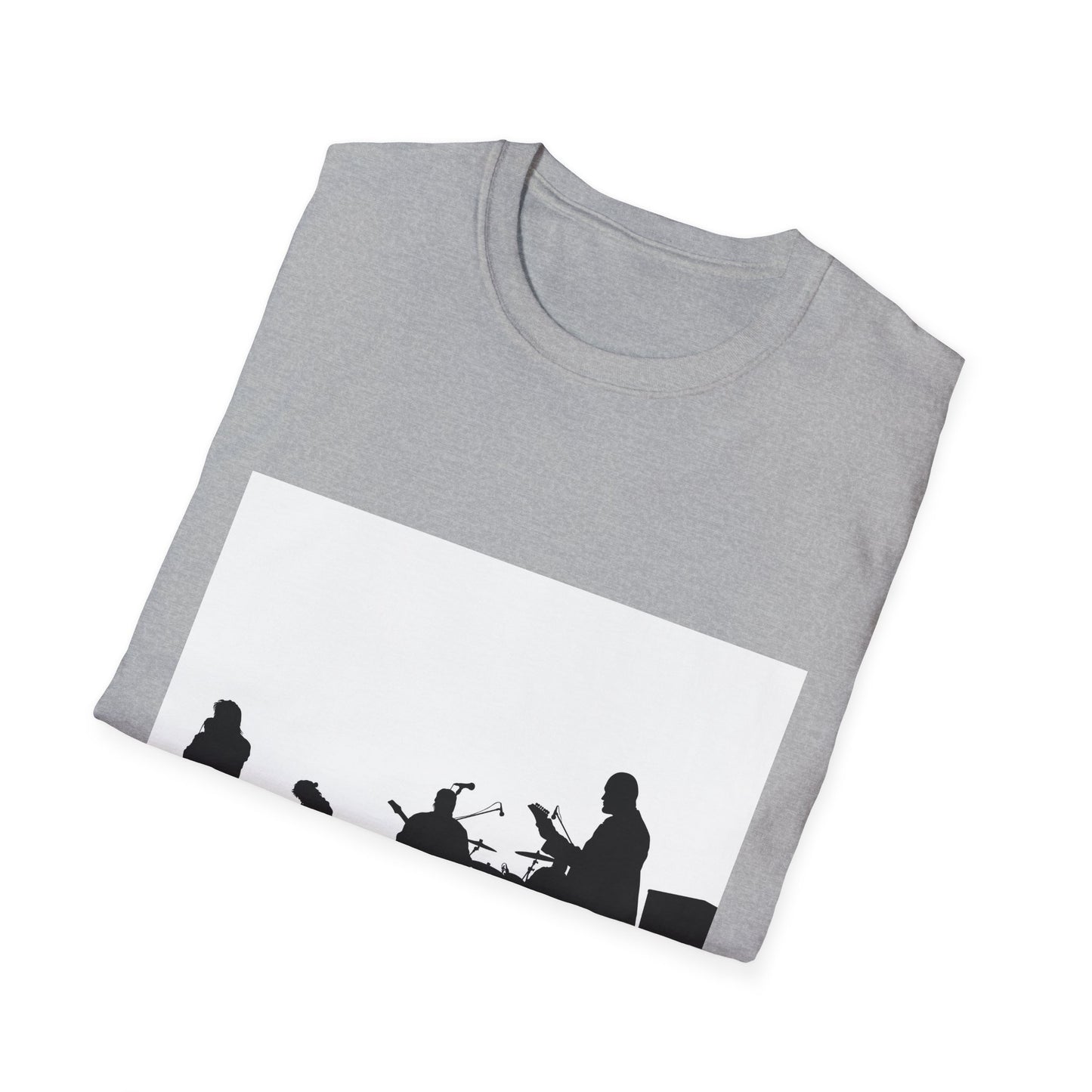Band Silhouette T-Shirt — Live Music Stage Graphic Tee
