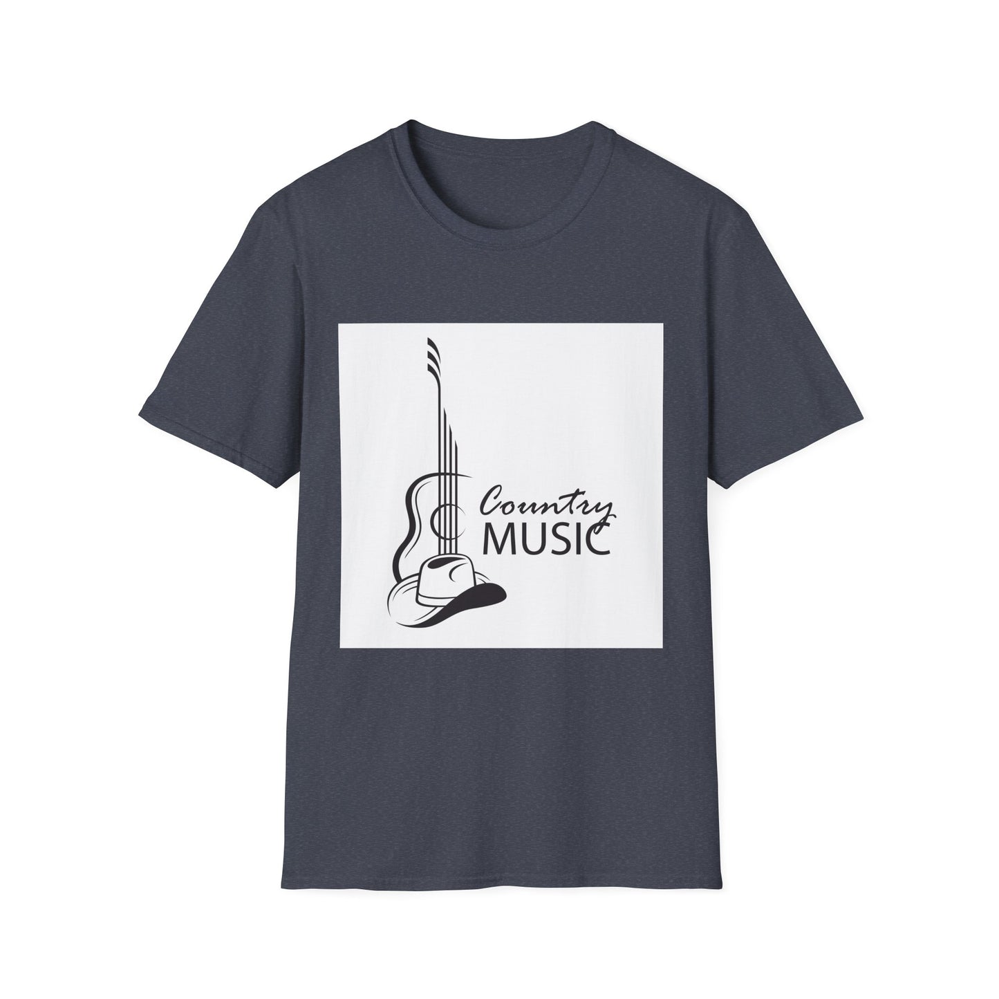 10%OFF at checkout! - Country Music Guitar Tee — Acoustic Guitar & Cowboy Hat Graphic Shirt