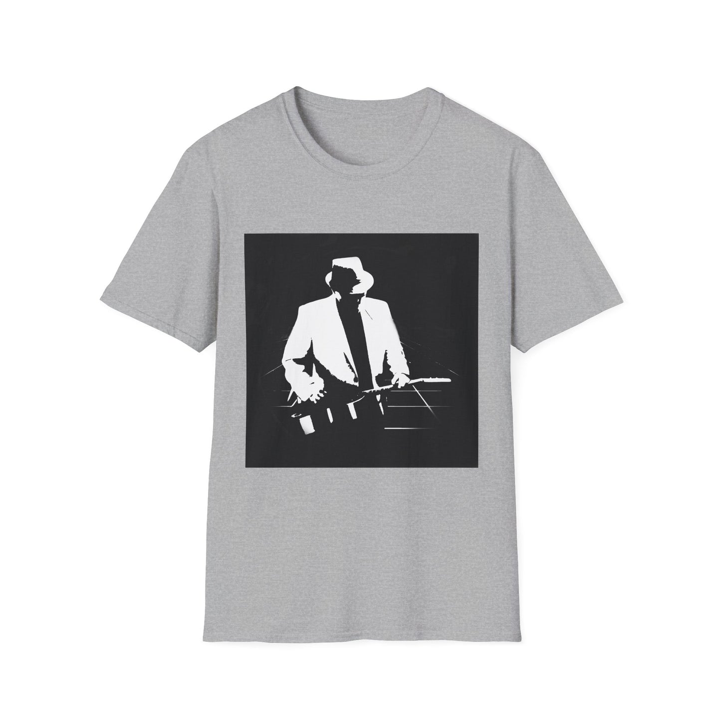 10%OFF at checkout! - Guitarist Silhouette T-Shirt — Vintage Band Music Tee