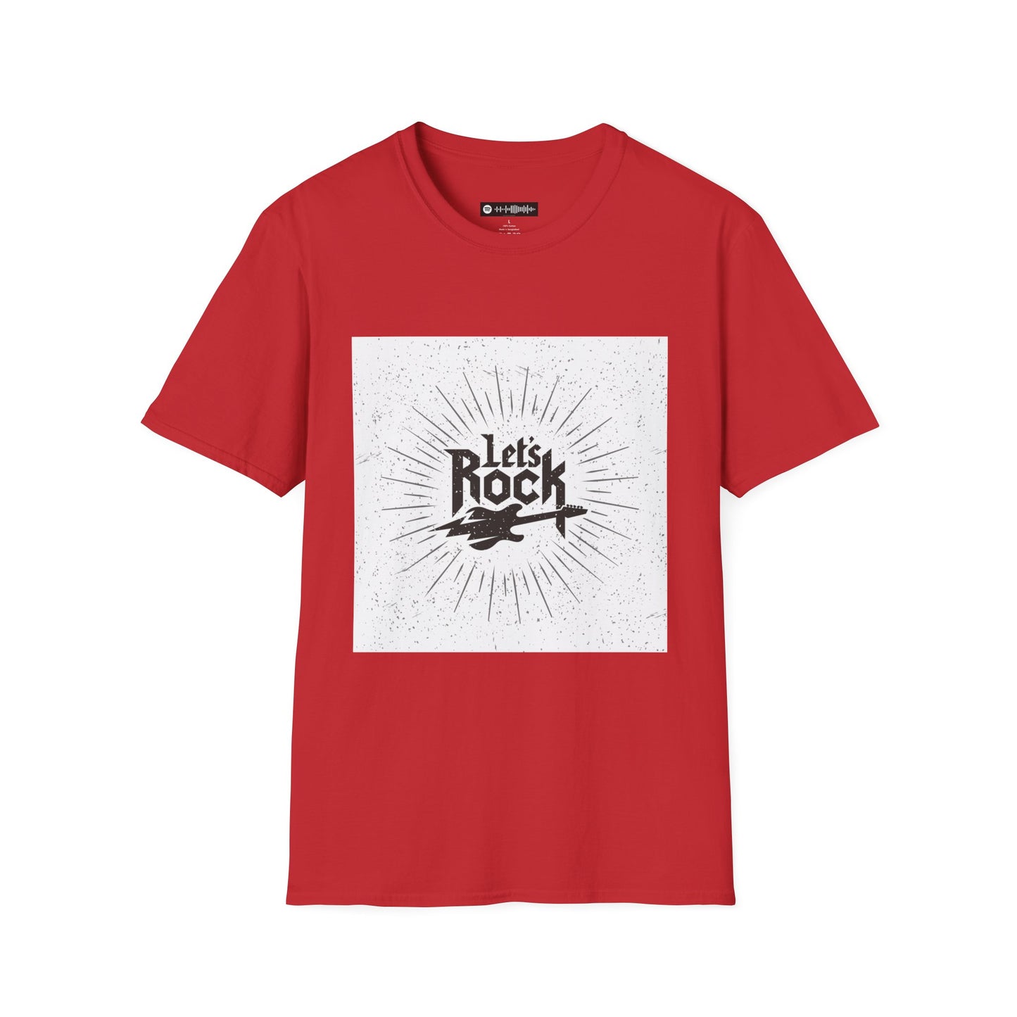 10% Off at checkout - Let's Rock T-Shirt — Vintage Guitar Graphic Tee