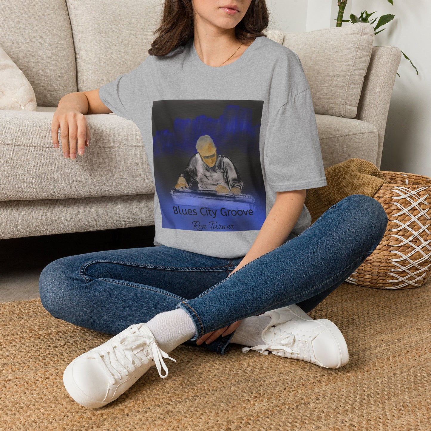 Blues City Groove, Steel Guitarist T-Shirt — Moody Nightclub Electronic Music Tee