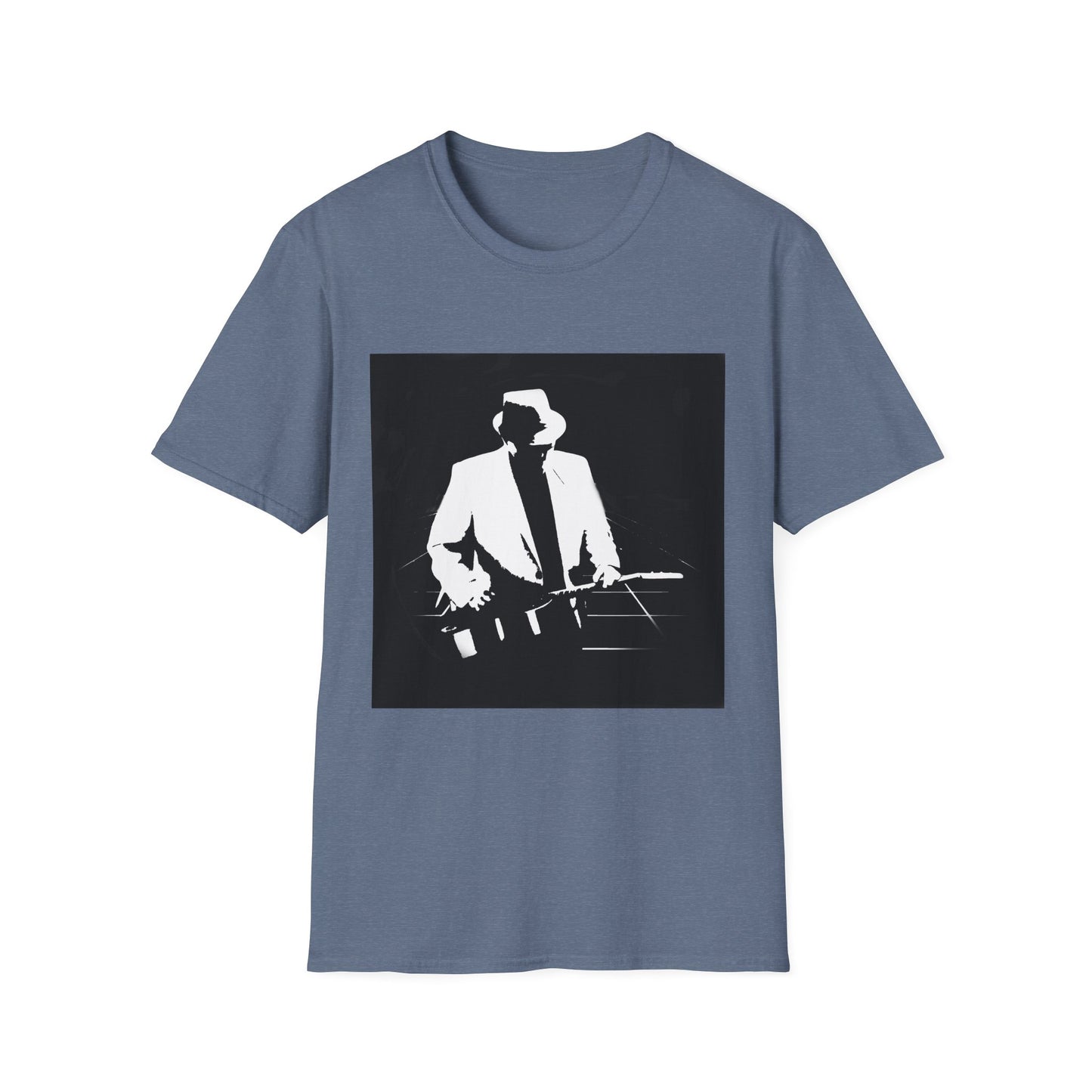10%OFF at checkout! - Guitarist Silhouette T-Shirt — Vintage Band Music Tee