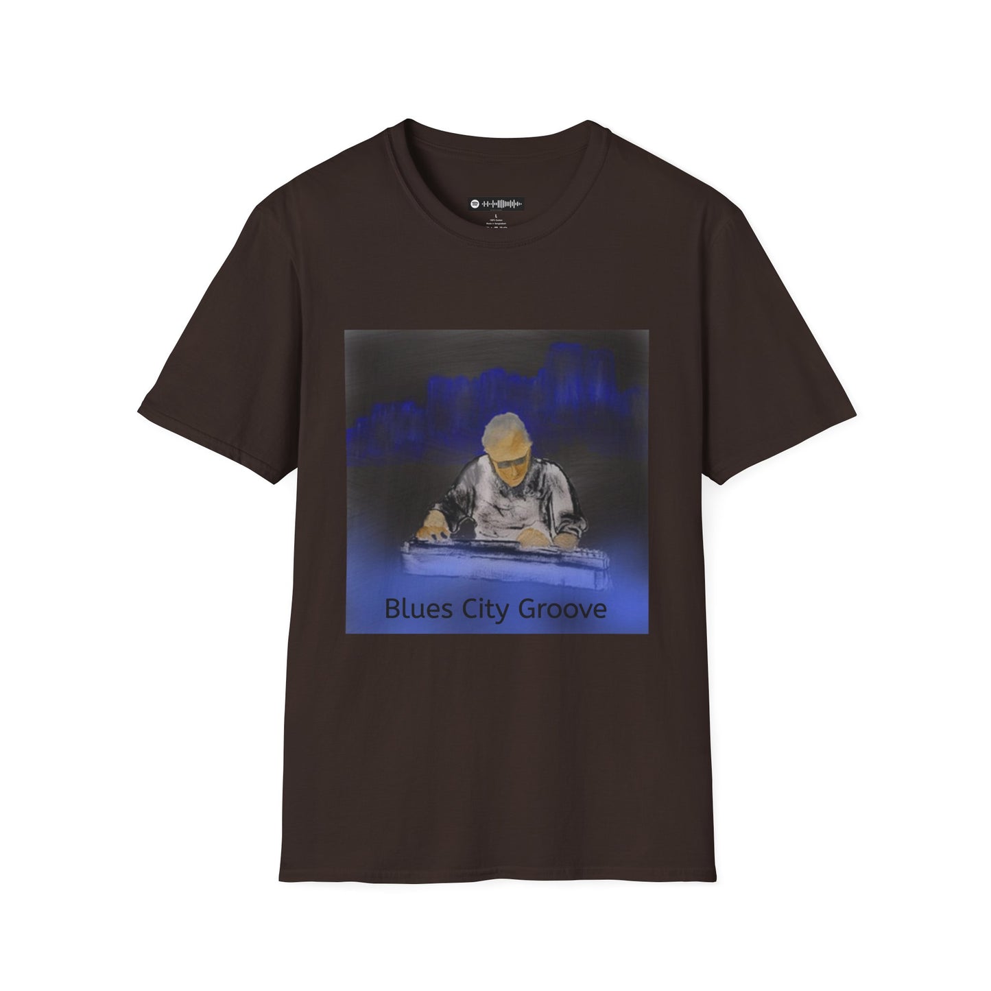 10% Off at checkout - Blues City Groove, Steel Guitarist T-Shirt — Moody Nightclub Electronic Music Tee