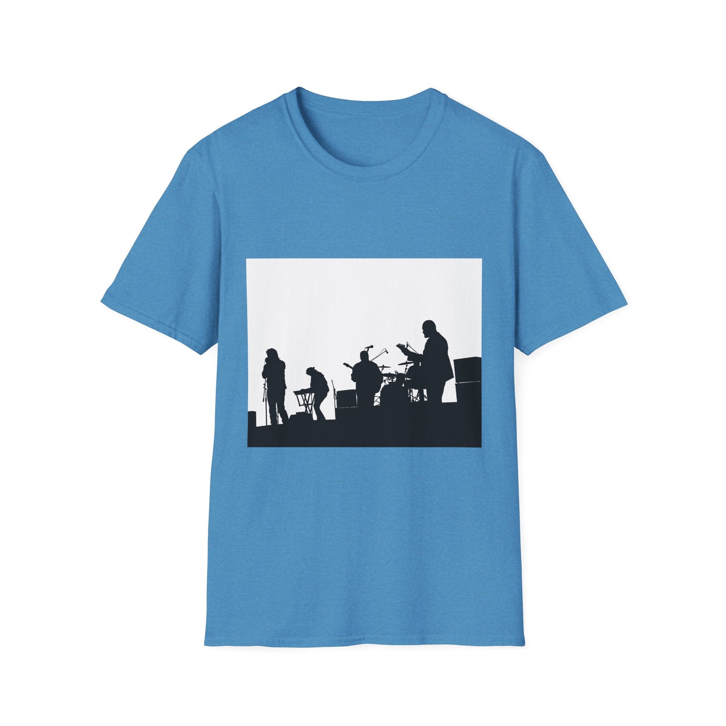 Band Silhouette T-Shirt — Live Music Stage Graphic Tee