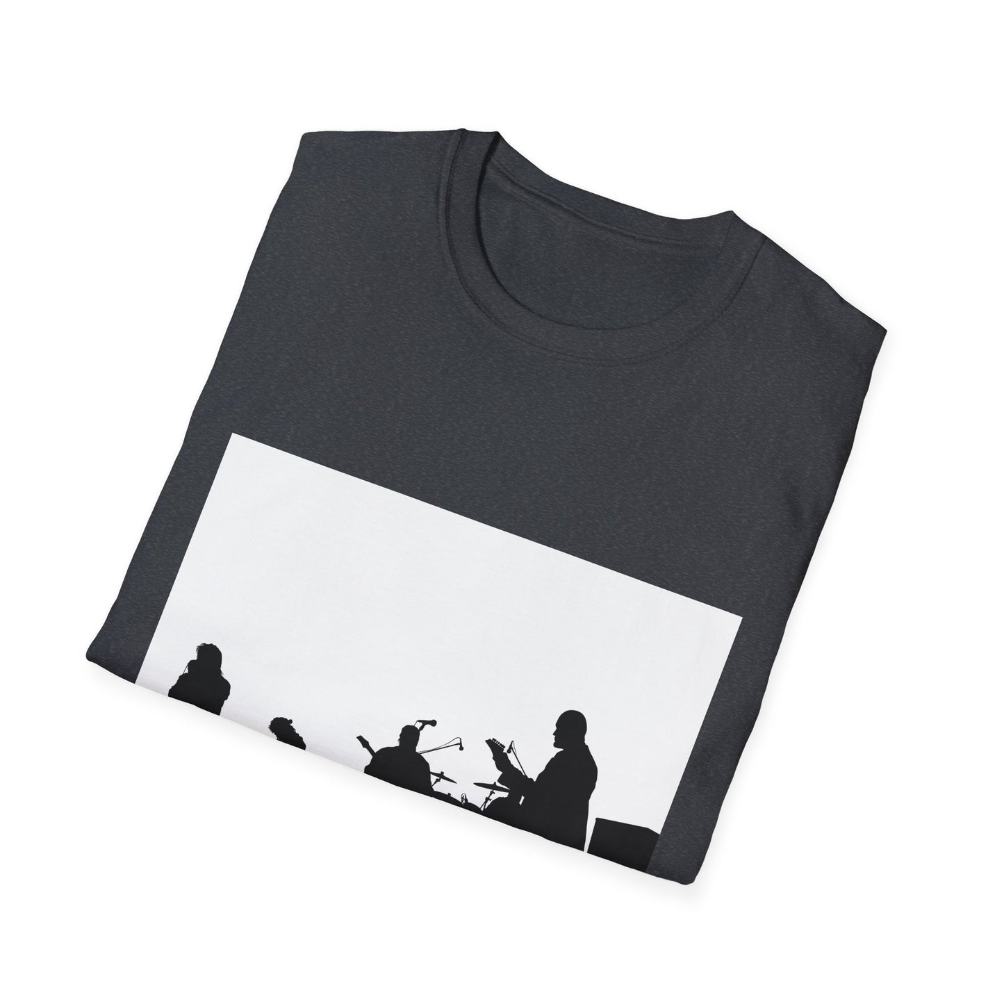 Band Silhouette T-Shirt — Live Music Stage Graphic Tee