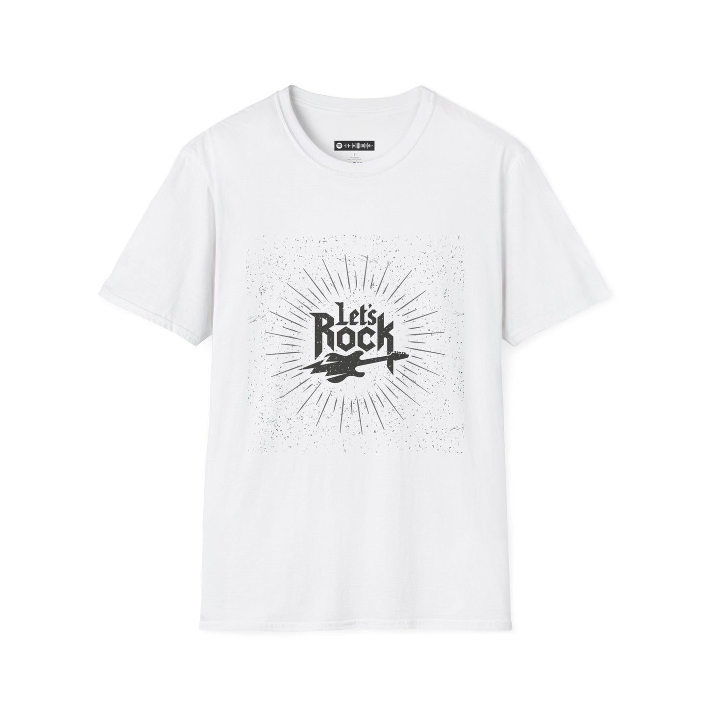 10% Off at checkout - Let's Rock T-Shirt — Vintage Guitar Graphic Tee