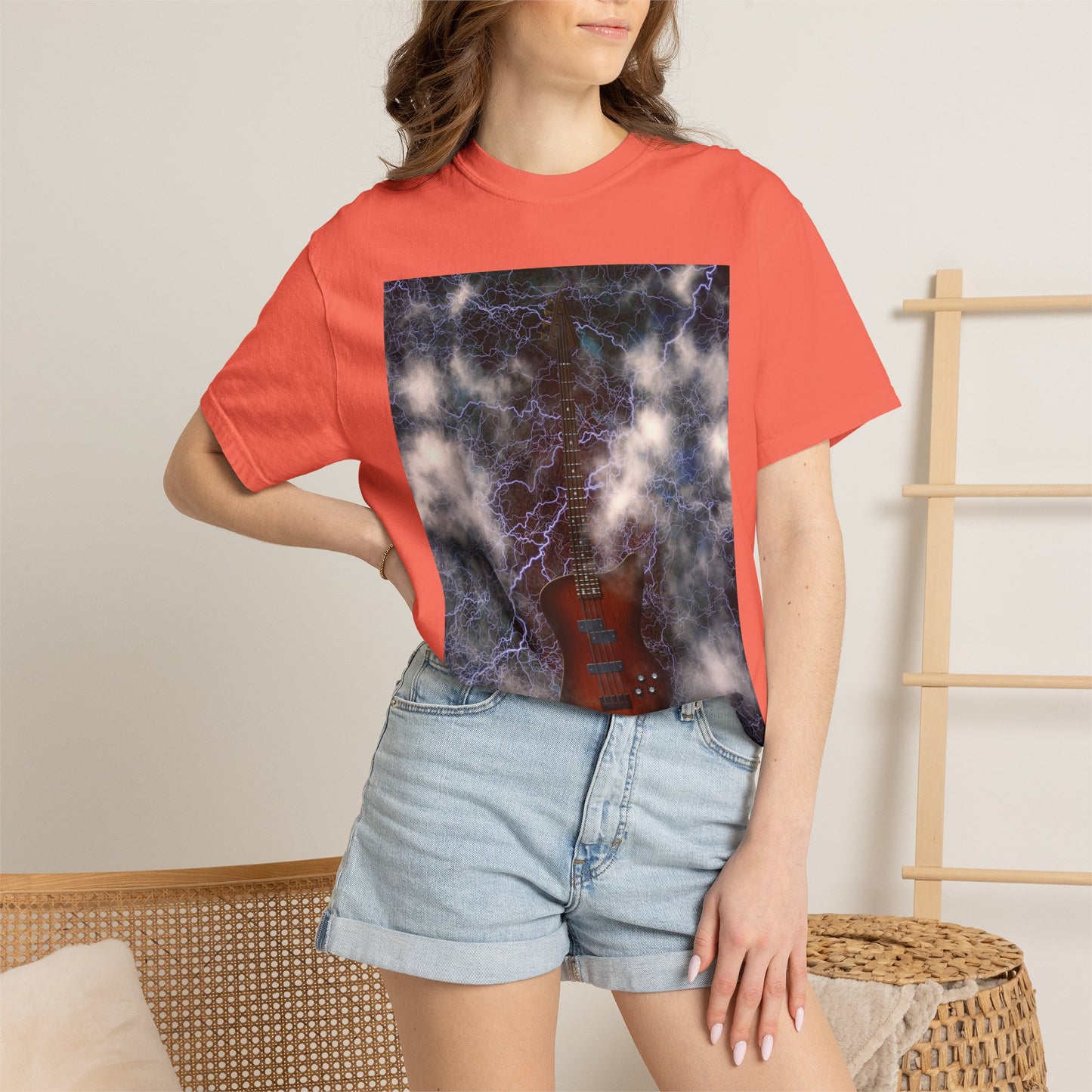 10%OFF at checkout! - Electric Guitar Lightning T-Shirt
