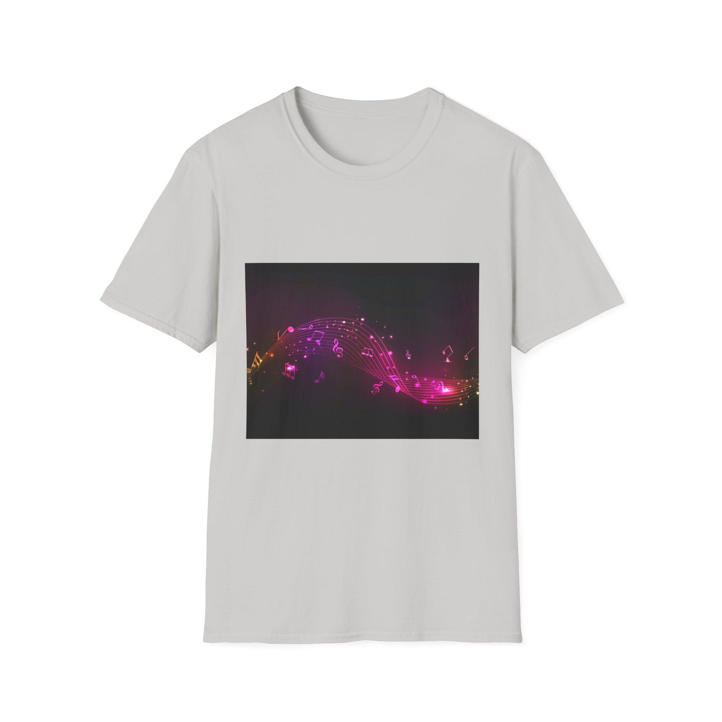 10%OFF at checkout! - Galaxy Wave T‑Shirt — Neon Pink Cosmic Landscape Tee