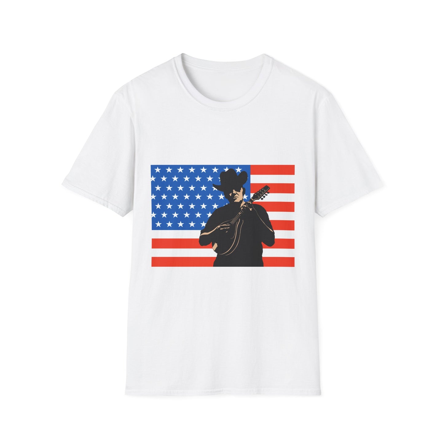 10%OFF at checkout! - Patriotic Cowboy Guitarist T-Shirt