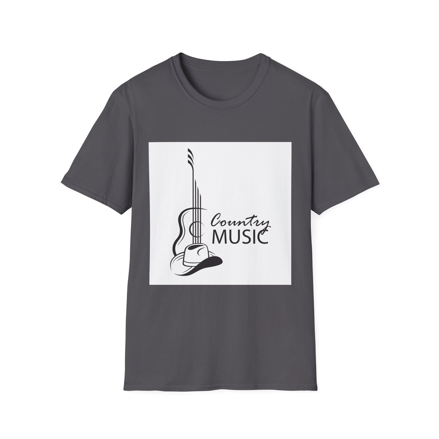 10%OFF at checkout! - Country Music Guitar Tee — Acoustic Guitar & Cowboy Hat Graphic Shirt