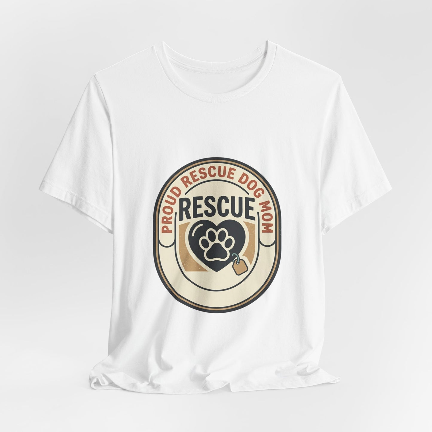 10%OFF at checkout! - Rescue Dog Mom Tee | Rescue Pride, Fur Baby Shirt