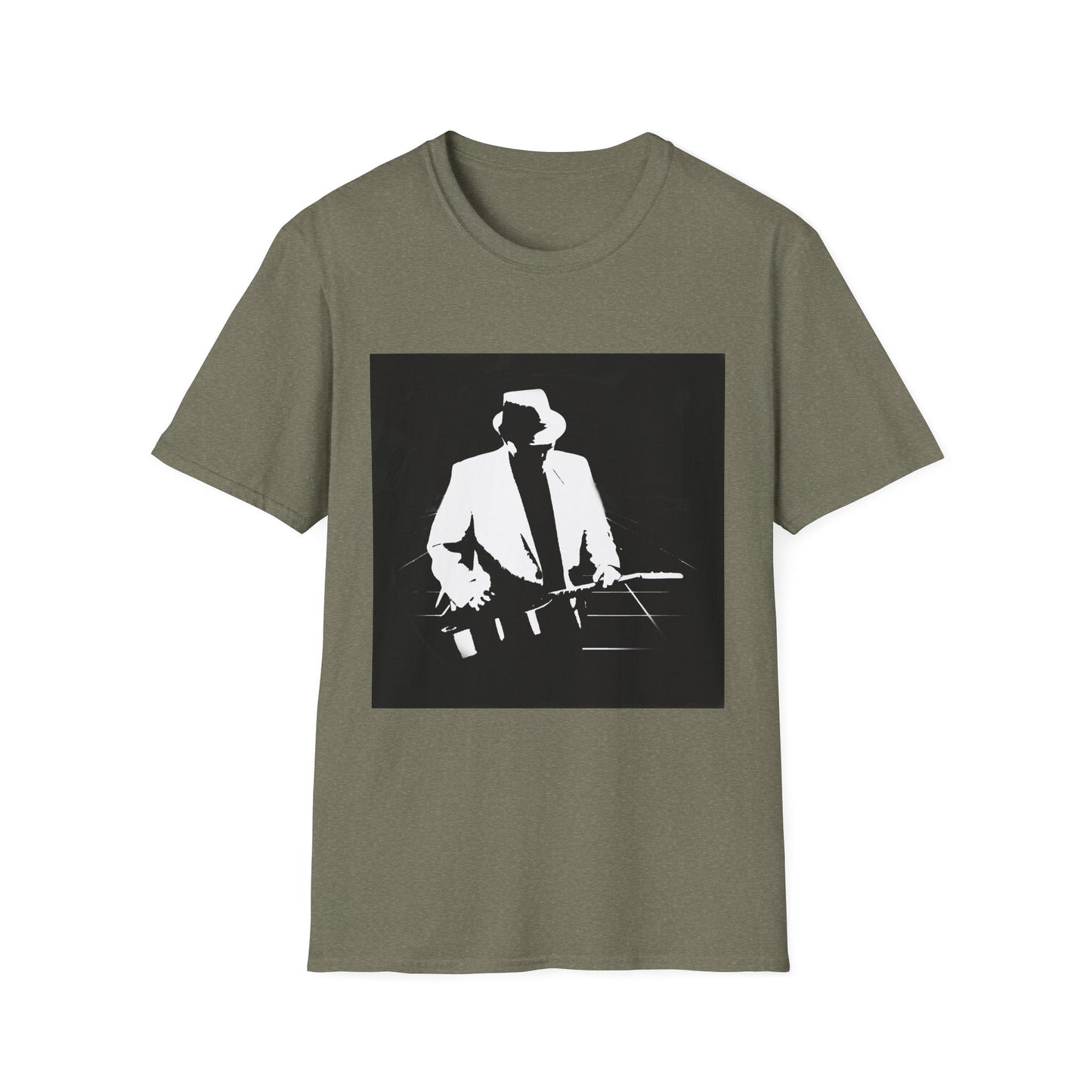 10%OFF at checkout! - Guitarist Silhouette T-Shirt — Vintage Band Music Tee