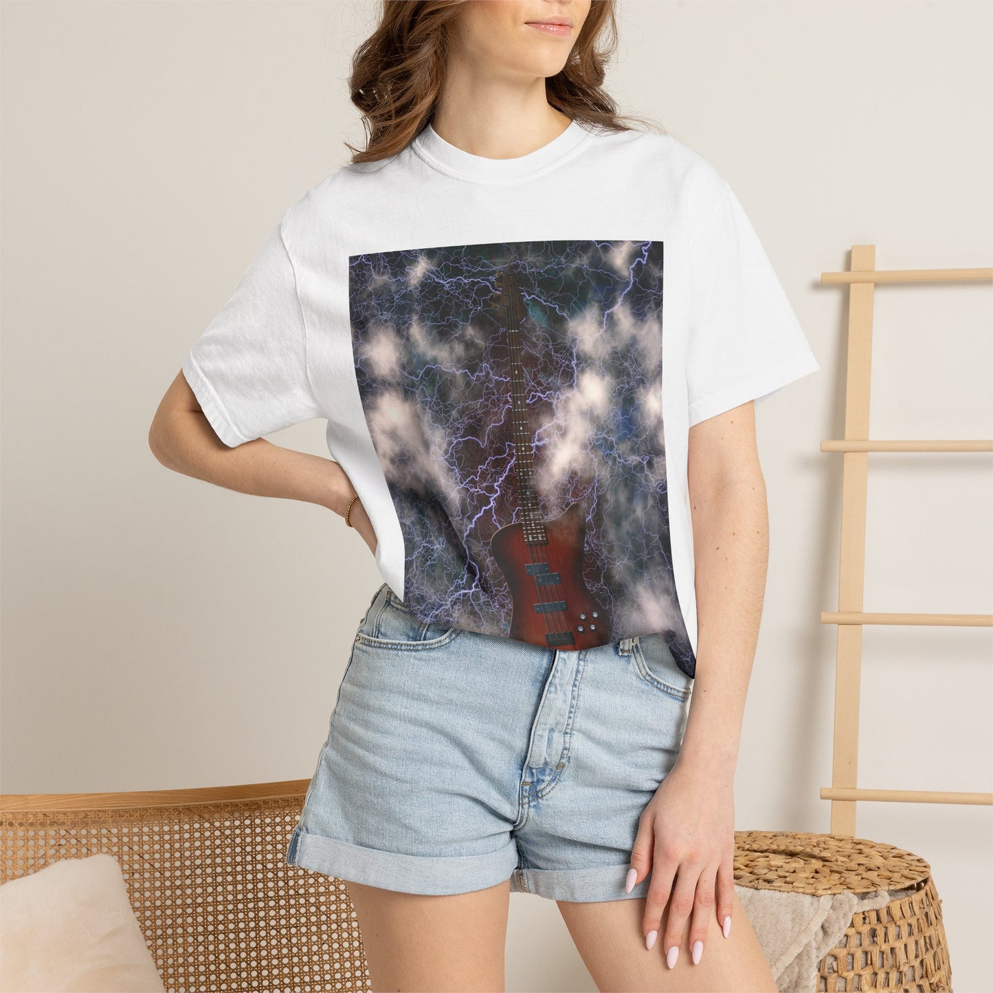 10%OFF at checkout! - Electric Guitar Lightning T-Shirt