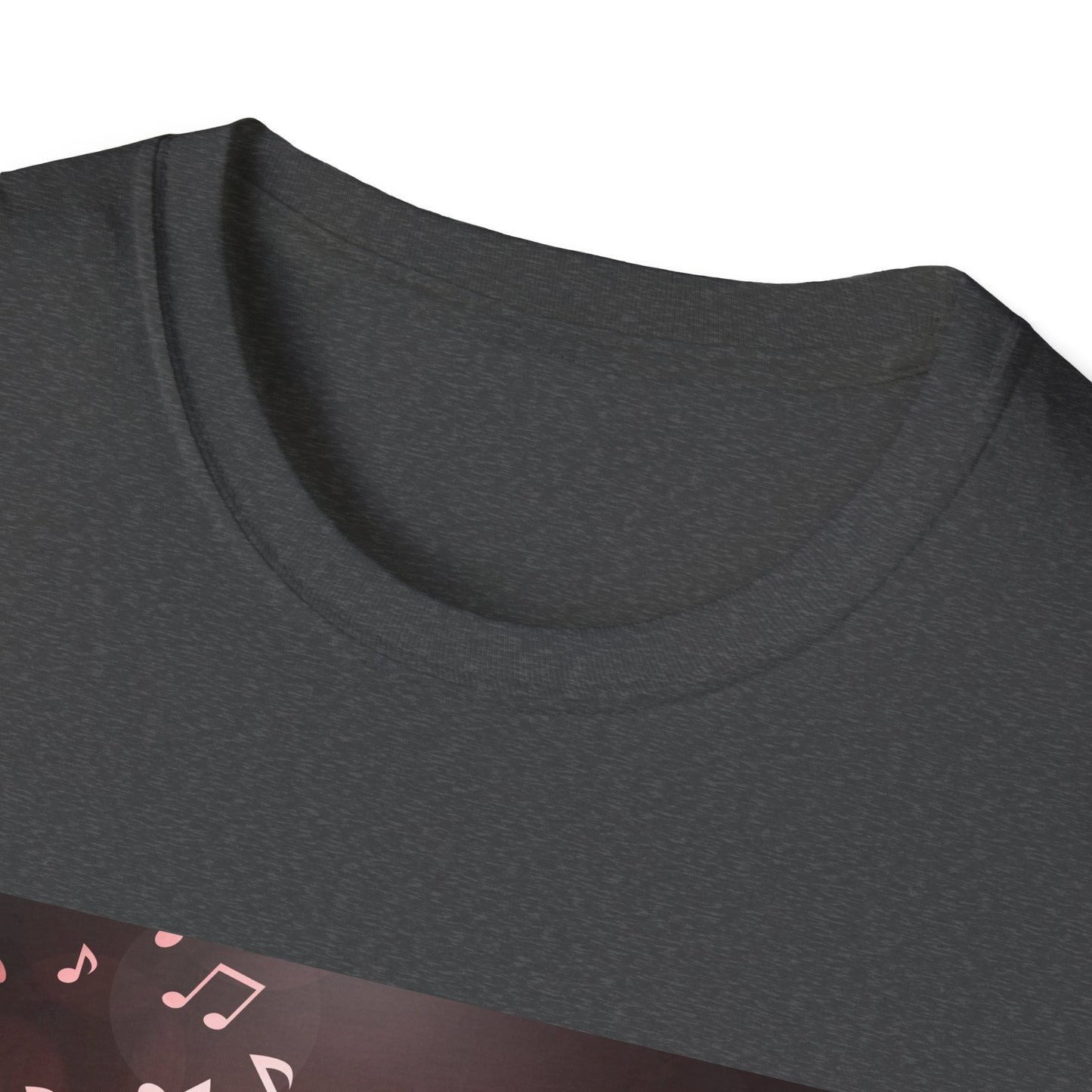10%OFF at checkout! - Guitar Melody T-Shirt — Acoustic Guitar with Musical Notes Graphic