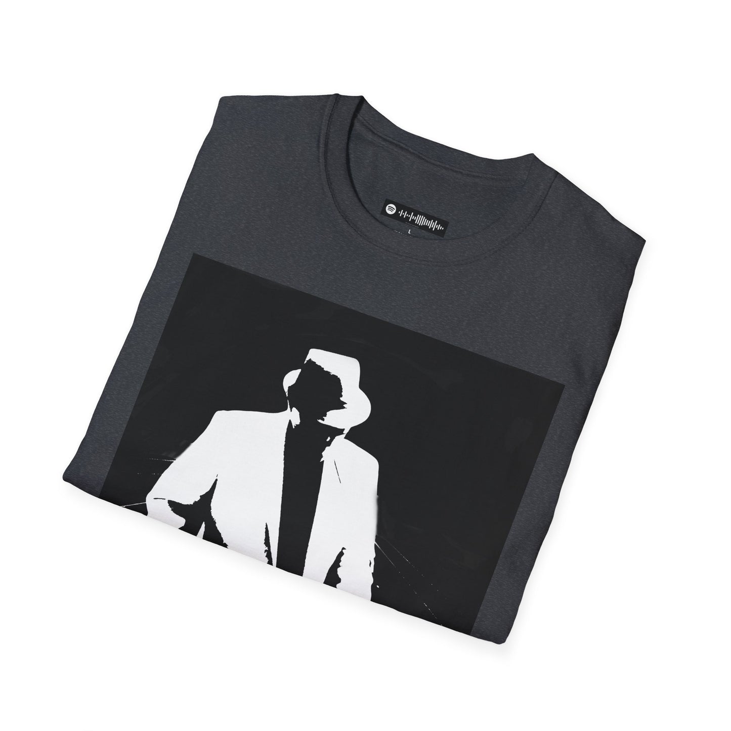 Slide Power Ron Turner Blues Artist Silhouette T-Shirt — Vintage Band Music Tee