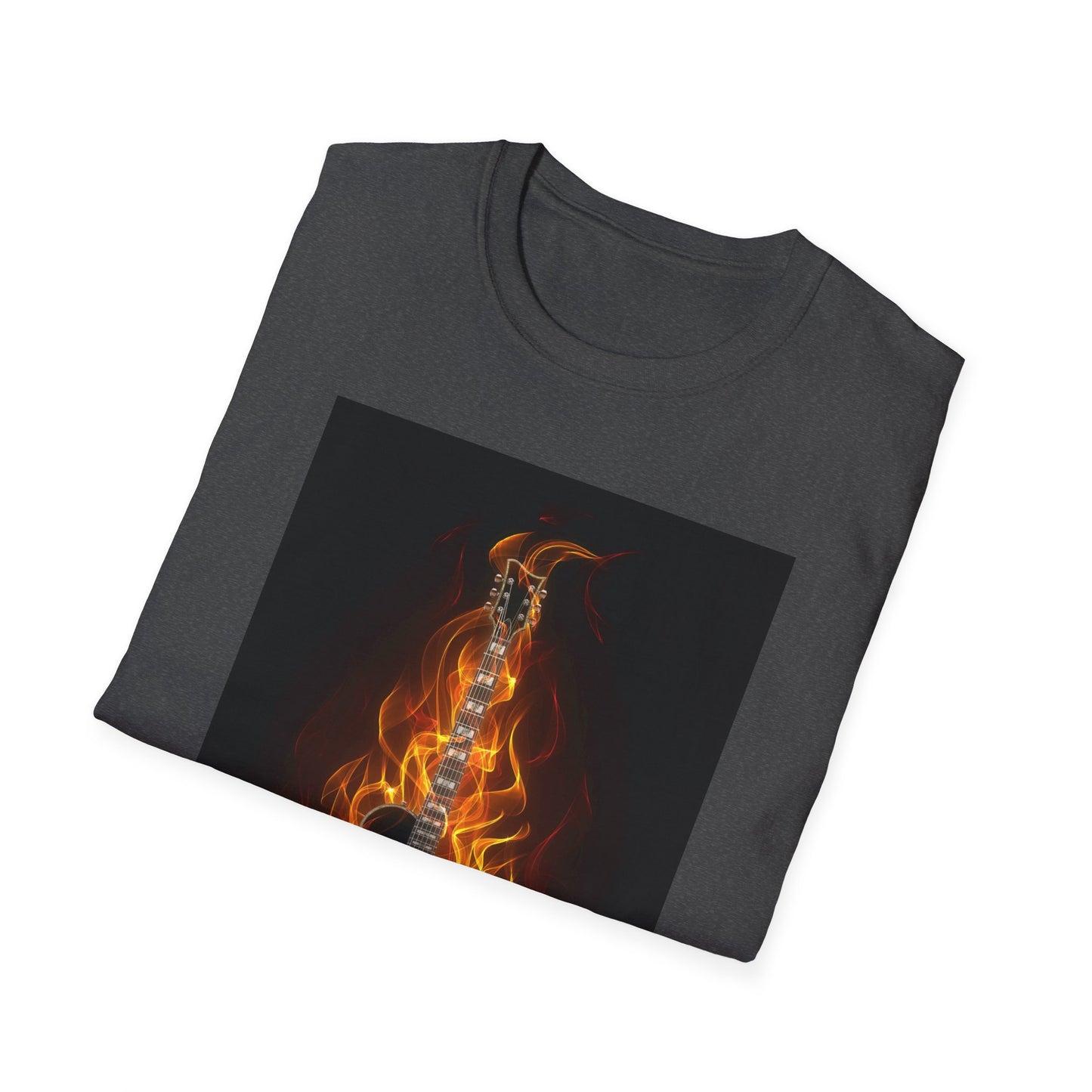 10%OFF at checkout! - Flaming Electric Guitar T-Shirt