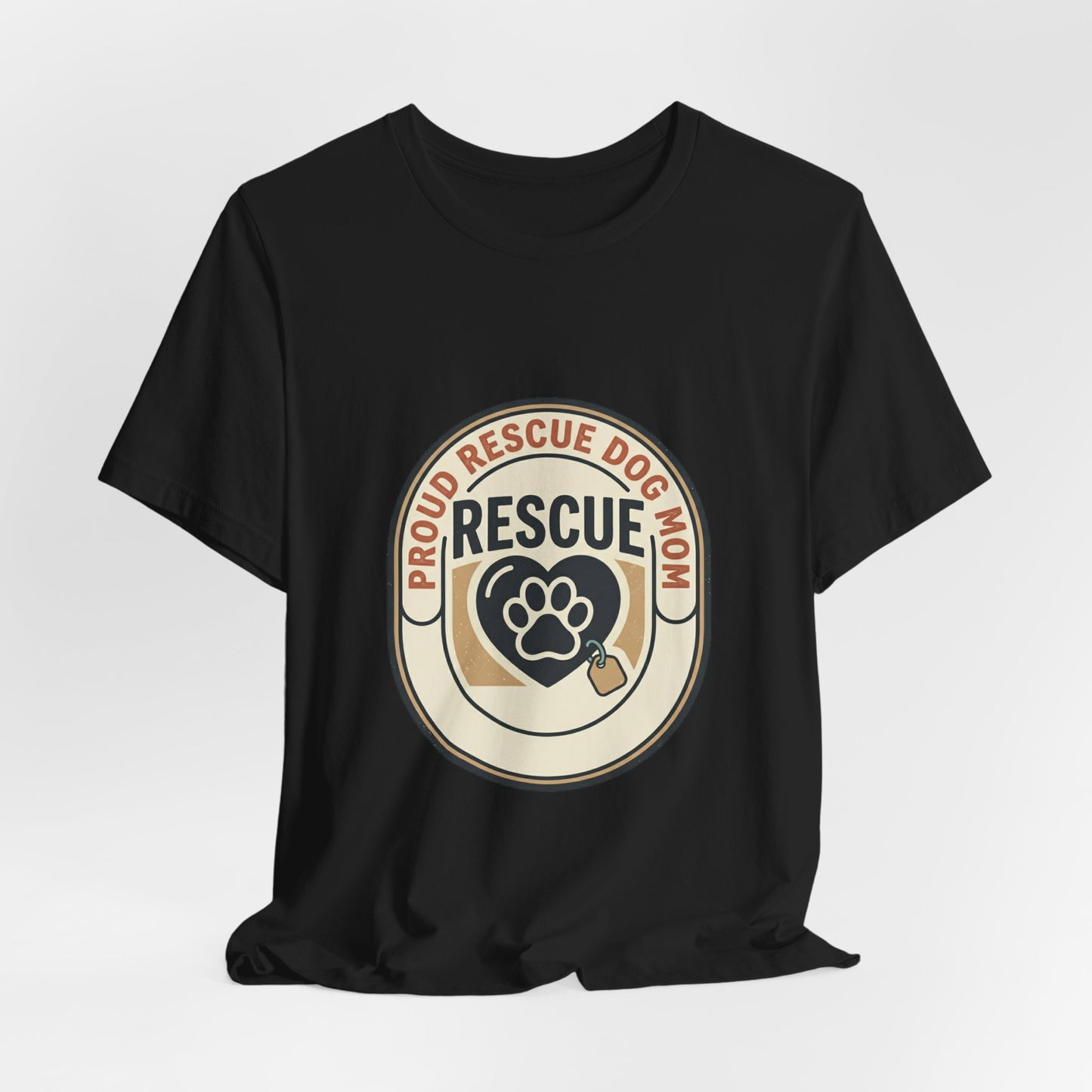 10%OFF at checkout! - Rescue Dog Mom Tee | Rescue Pride, Fur Baby Shirt