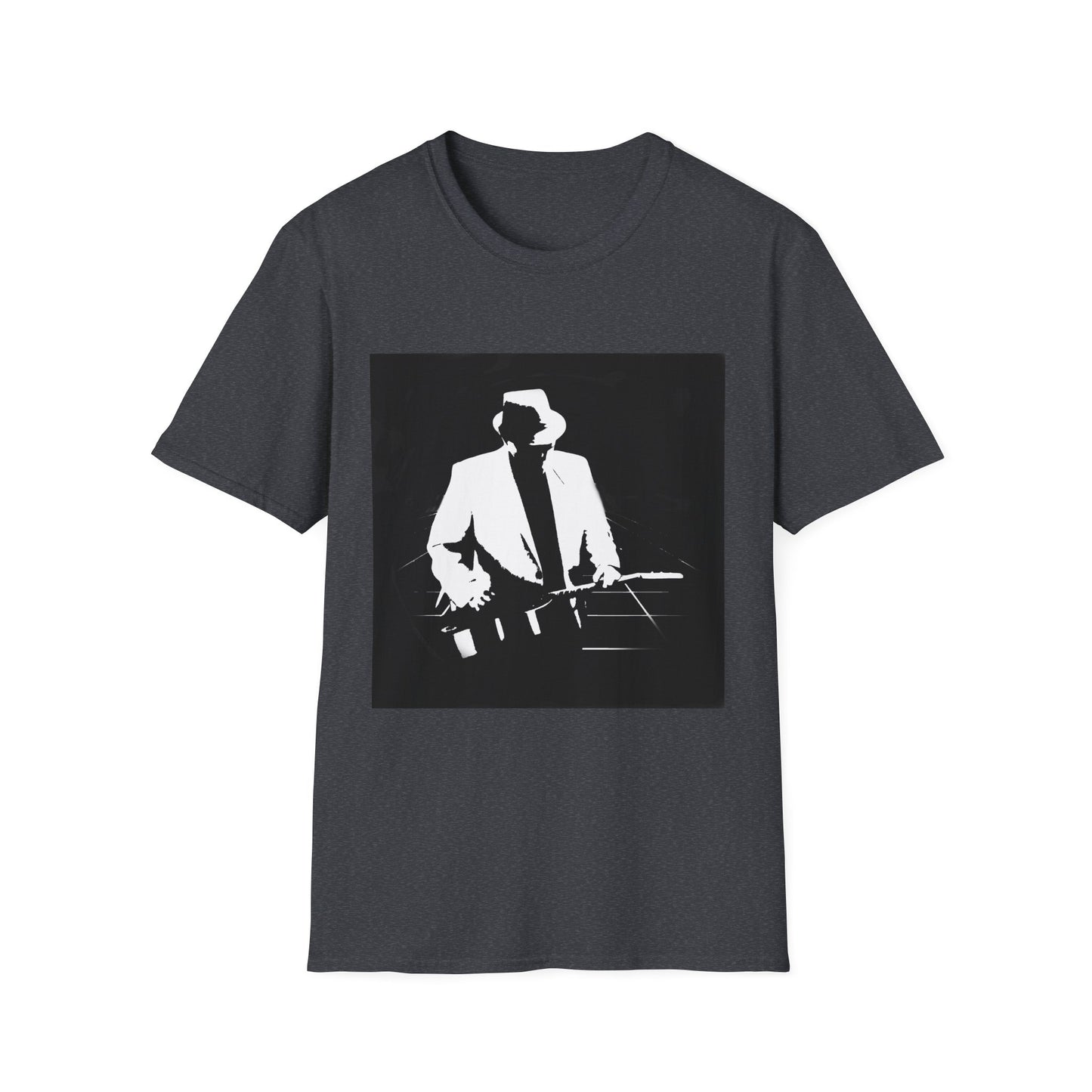 10%OFF at checkout! - Guitarist Silhouette T-Shirt — Vintage Band Music Tee