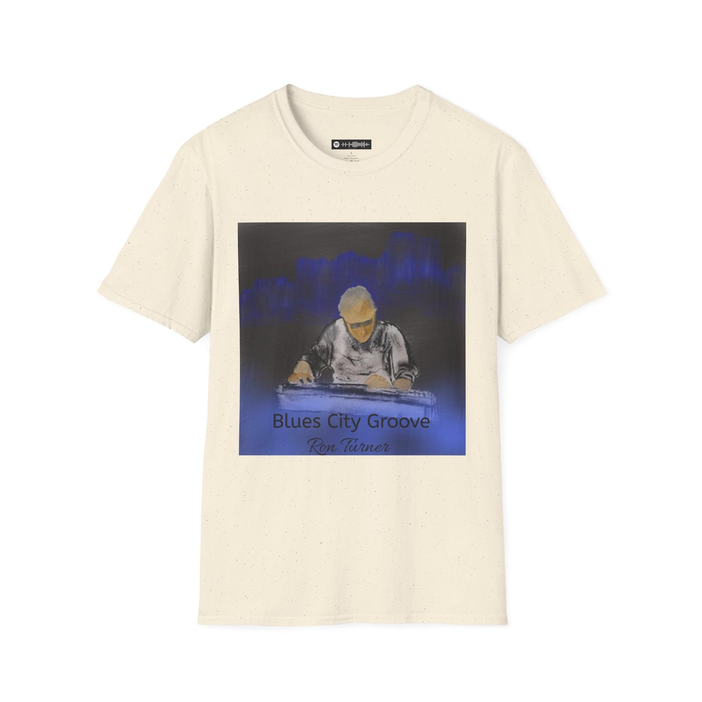 Blues City Groove, Steel Guitarist T-Shirt — Moody Nightclub Electronic Music Tee