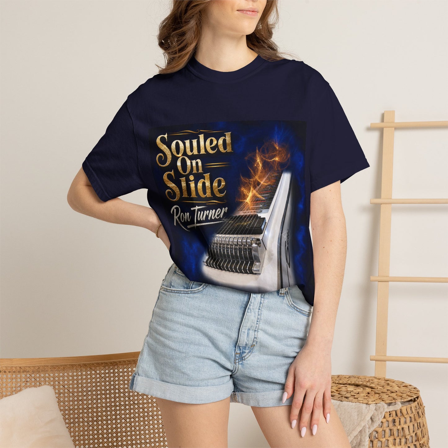 Souled On Side Ron Turner Steel Guitar T-Shirt