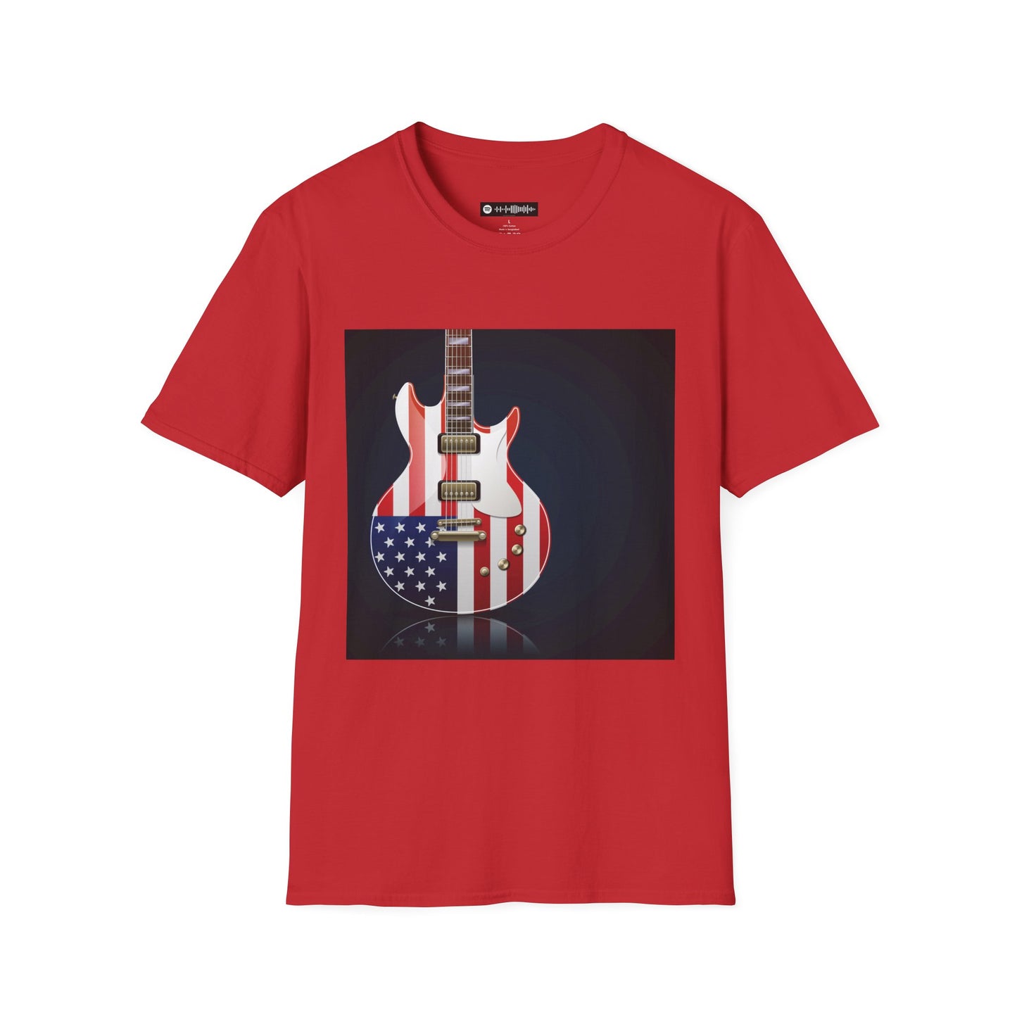 10% Off at checkout - American Flag Electric Guitar T-Shirt — Patriotic Rock Tee