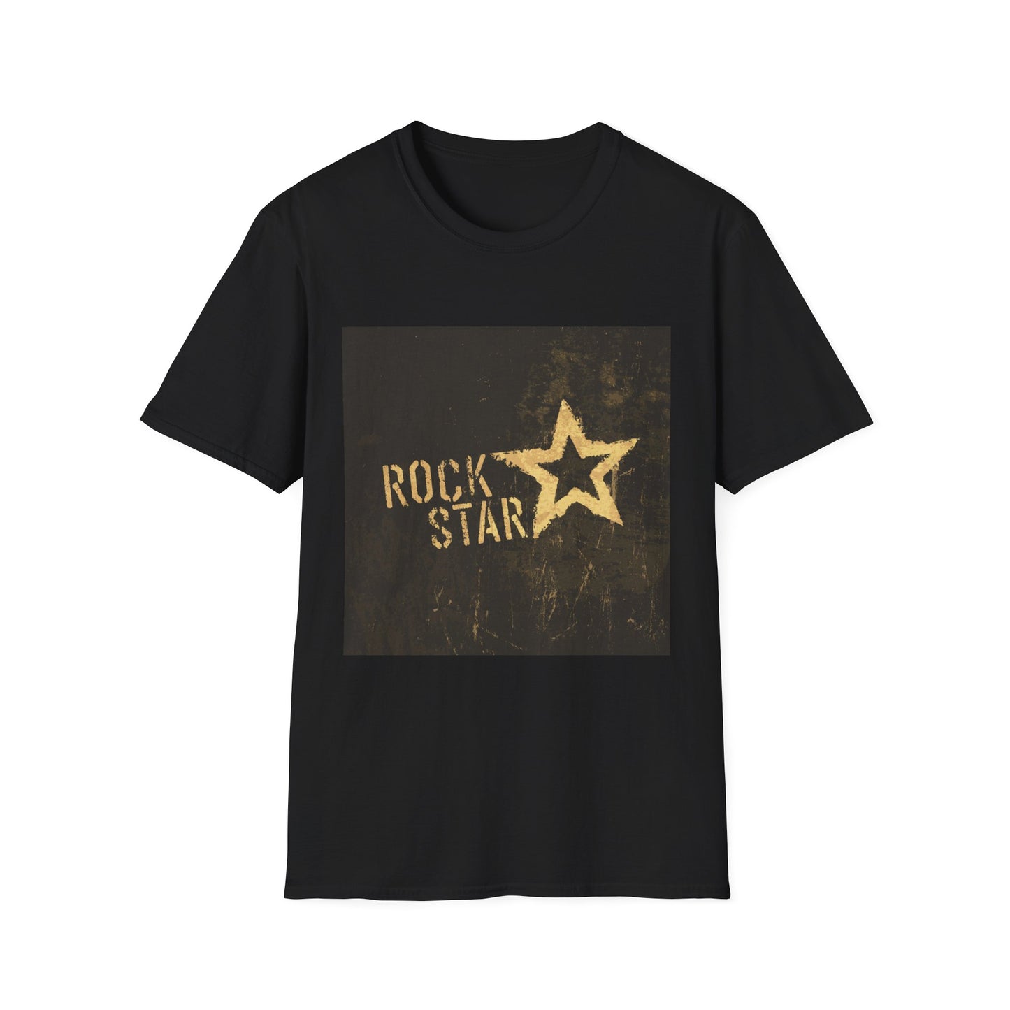 10%OFF at checkout! - Rock Star T-Shirt — Vintage Grunge Star Graphic Tee