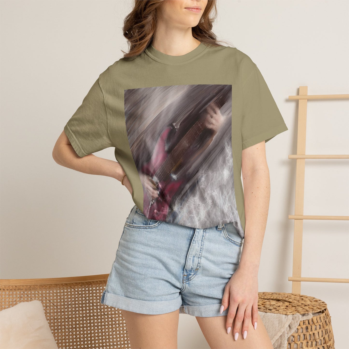 10%OFF at checkout! - Electric Motion Guitar T-Shirt, Red