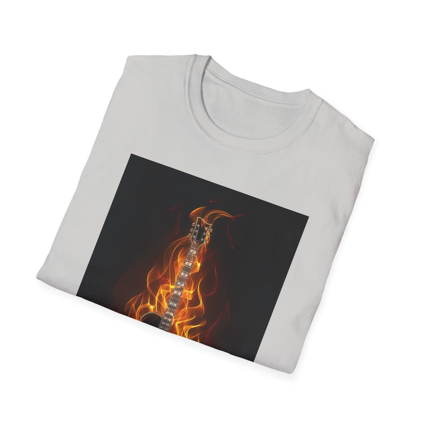 10%OFF at checkout! - Flaming Electric Guitar T-Shirt