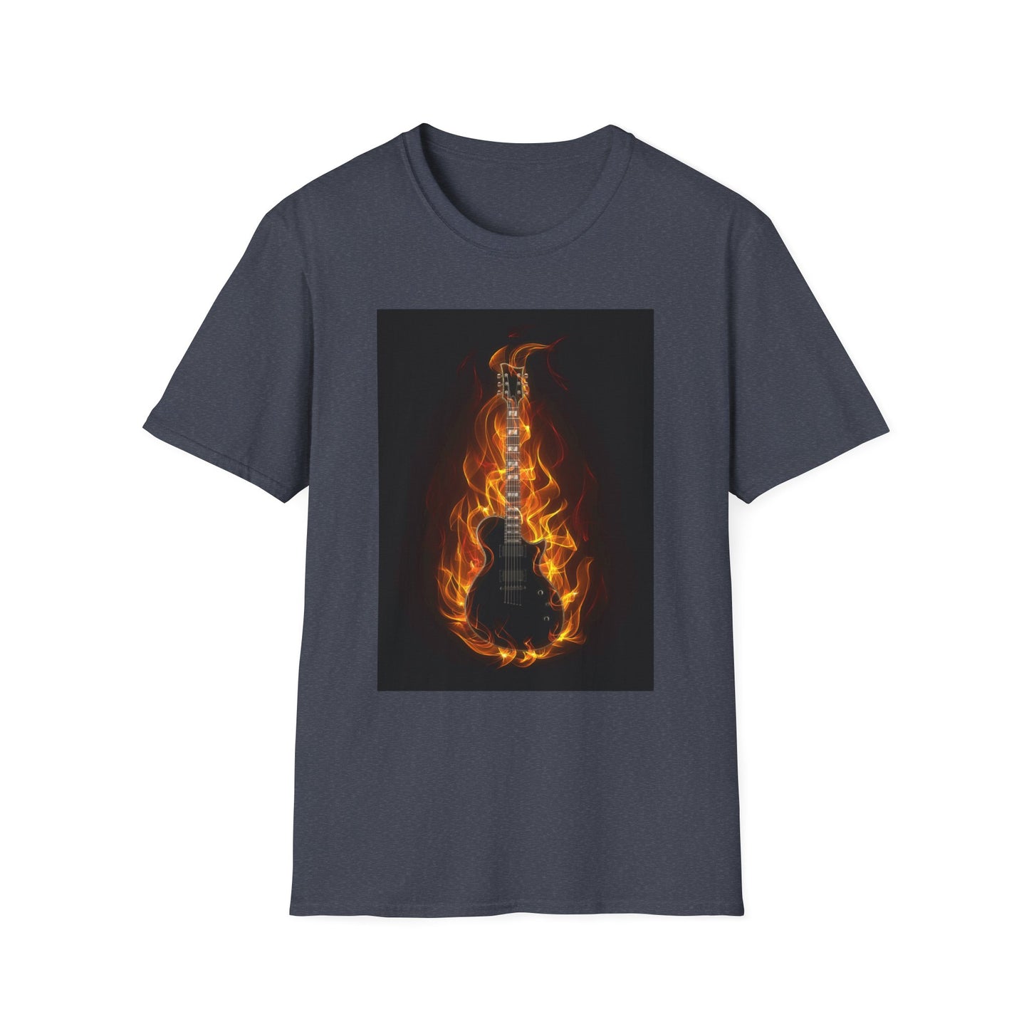 10%OFF at checkout! - Flaming Electric Guitar T-Shirt
