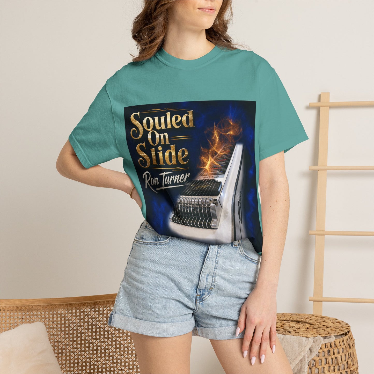 Souled On Side Ron Turner Steel Guitar T-Shirt