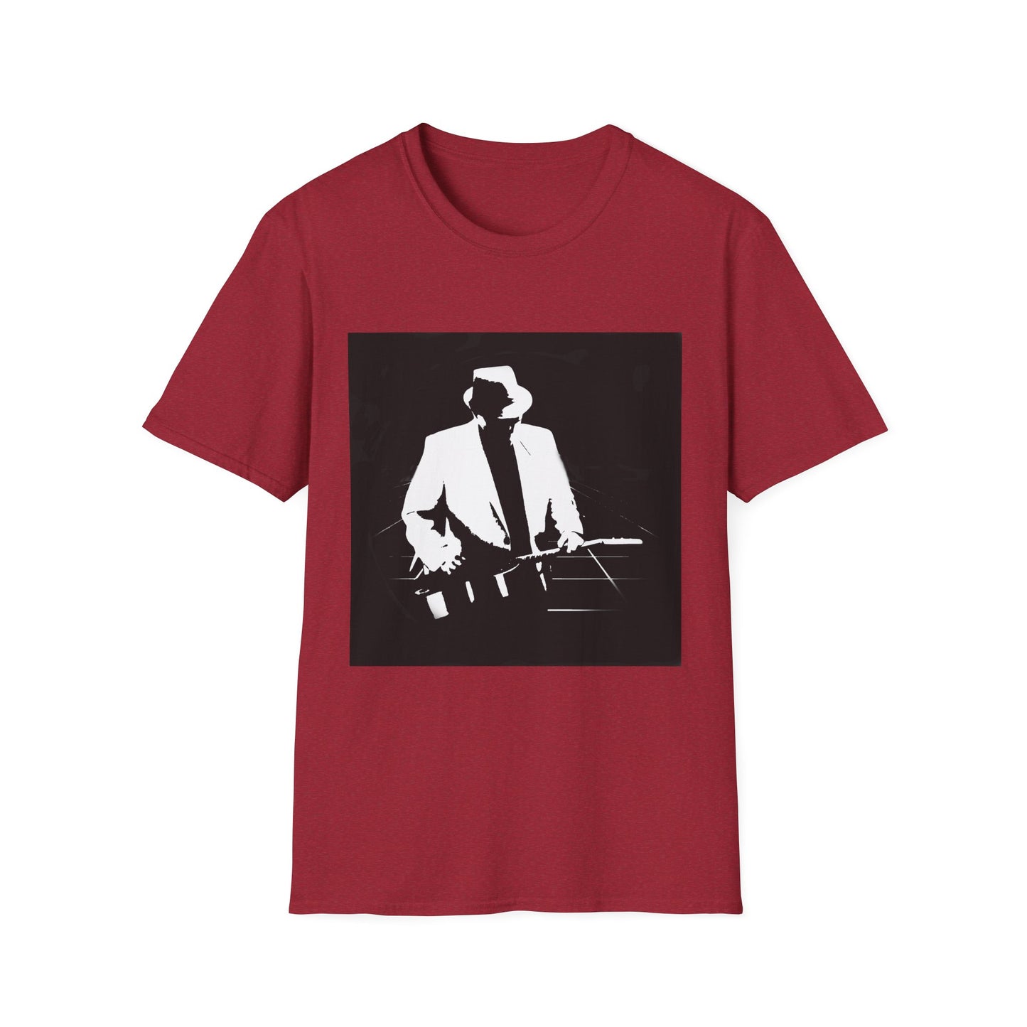 10%OFF at checkout! - Guitarist Silhouette T-Shirt — Vintage Band Music Tee