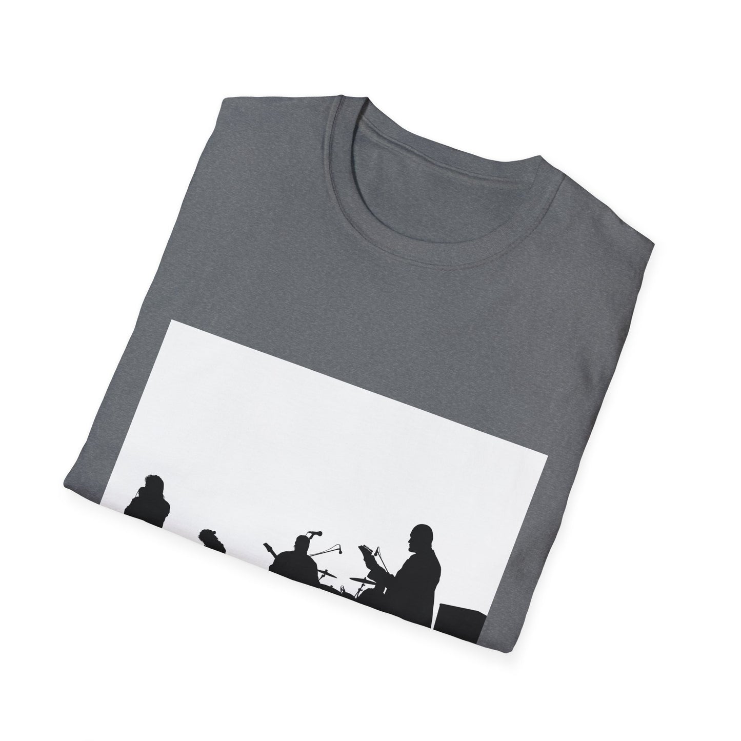 Band Silhouette T-Shirt — Live Music Stage Graphic Tee