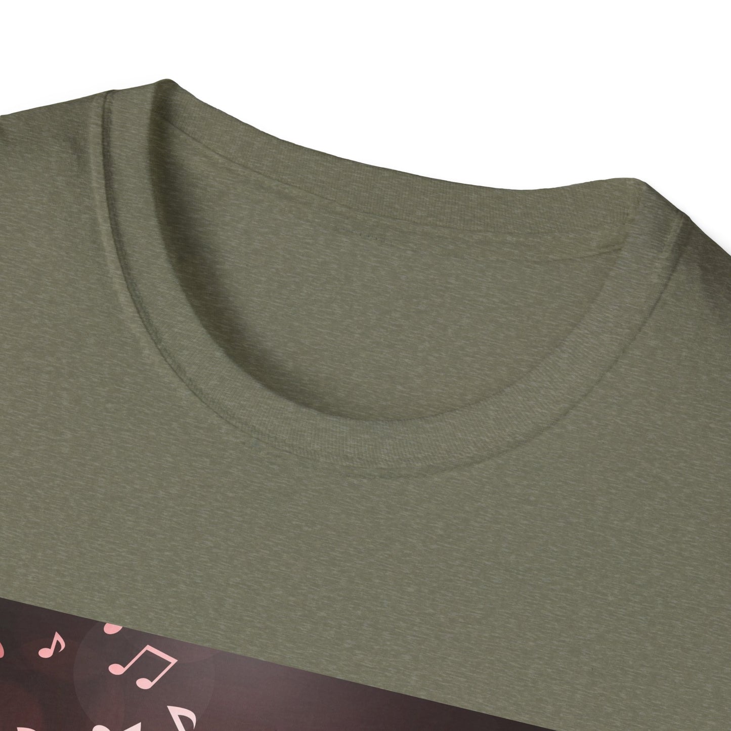 10%OFF at checkout! - Guitar Melody T-Shirt — Acoustic Guitar with Musical Notes Graphic